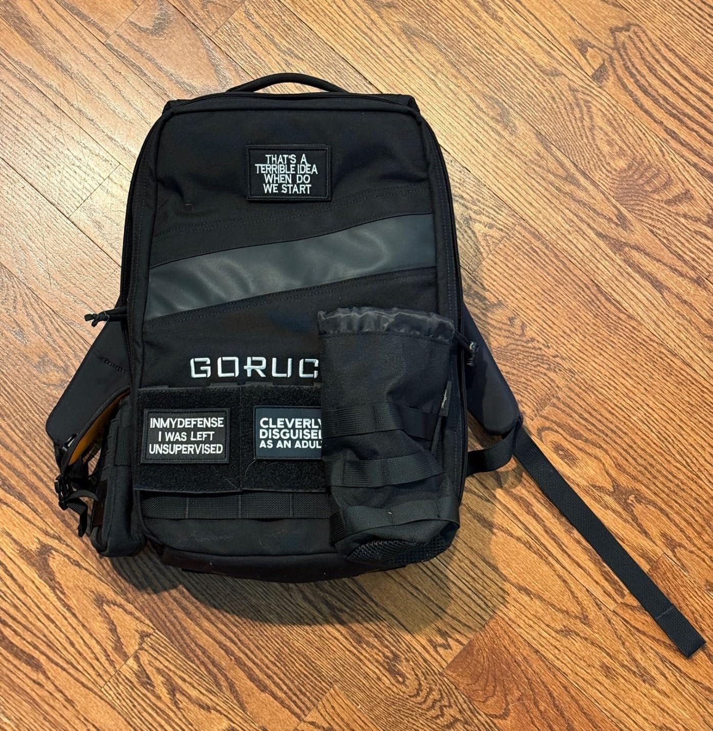 GORUCK Rucker 4.0, Weighted Rucking Backpack, Military Rucksack, Black, 20L | Purpose Built for Rucking, Elevated Ruck Plate Pocket, Extra Padded Straps, MOLLE Webbing, Durable 1000D CORDURA Build customer photo 1