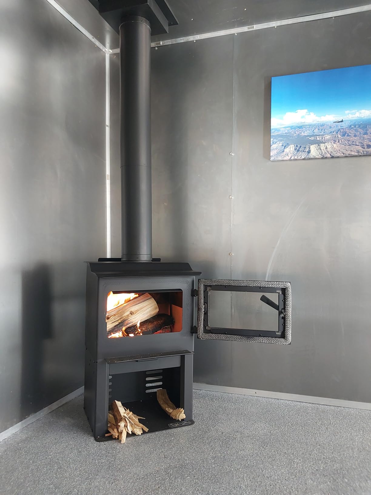 Comfort Glow Wood Burning Stove, Fits 18