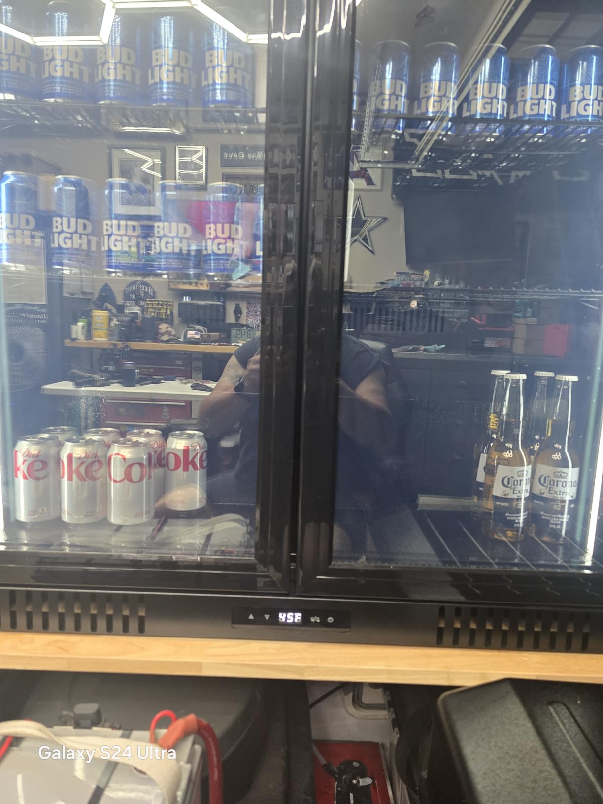FoMup Commercial Display Refrigerator with Reversible Glass Door, Upright Beverage Cooler Merchandiser, Drink Fridge with Door Lock for Restaurant Supermarket Convenience Store, 13.8 Cu.Ft customer photo 2