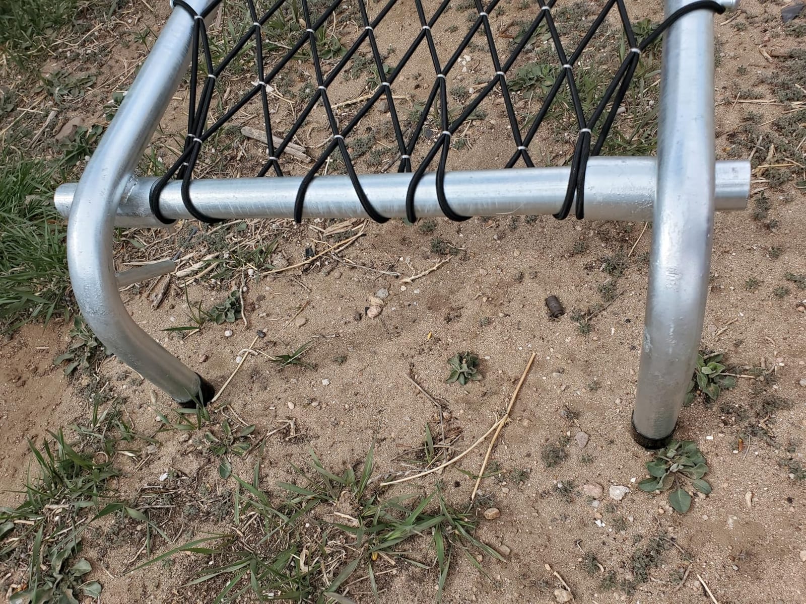 Deck Chair for Sheep Metal Sheep Chair Hoof Trimming Heavy Duty Goat Stand with Webbing Adjustable Width 10-16 Inch Livestock Handling Supplies for Hoof Trimming Lamb, 55.1