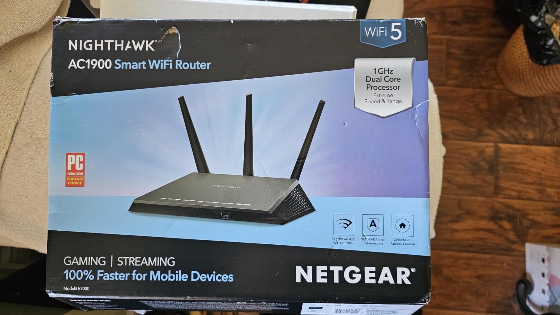 NETGEAR Nighthawk WiFi 6 Router (RAX36) - AX3000 3 Gbps Wireless Speed, Dual-Band Gigabit Internet, Covers 2,000 sq. ft., 25 Devices, Built-in VPN, USB 3.0, Gaming customer photo 2