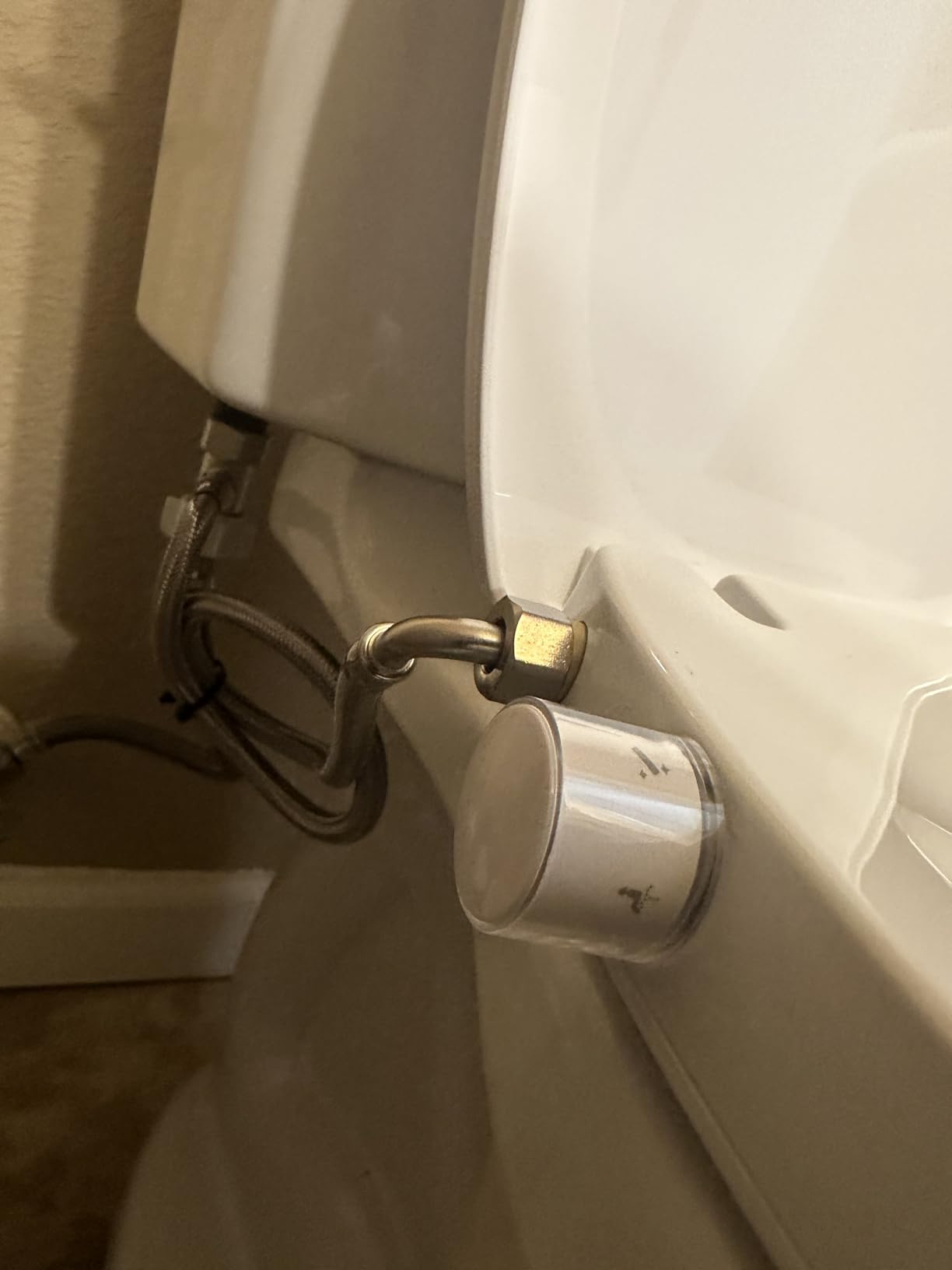CLEAR REAR Elongated Bidet Toilet Seat - Non Electric Attachment for Toilets, Easy to Install Self Cleaning, Rear & Feminine Wash Nozzles, Adjustable Water Sprayer, Eco Friendly Hygienic Upgrade customer photo 2