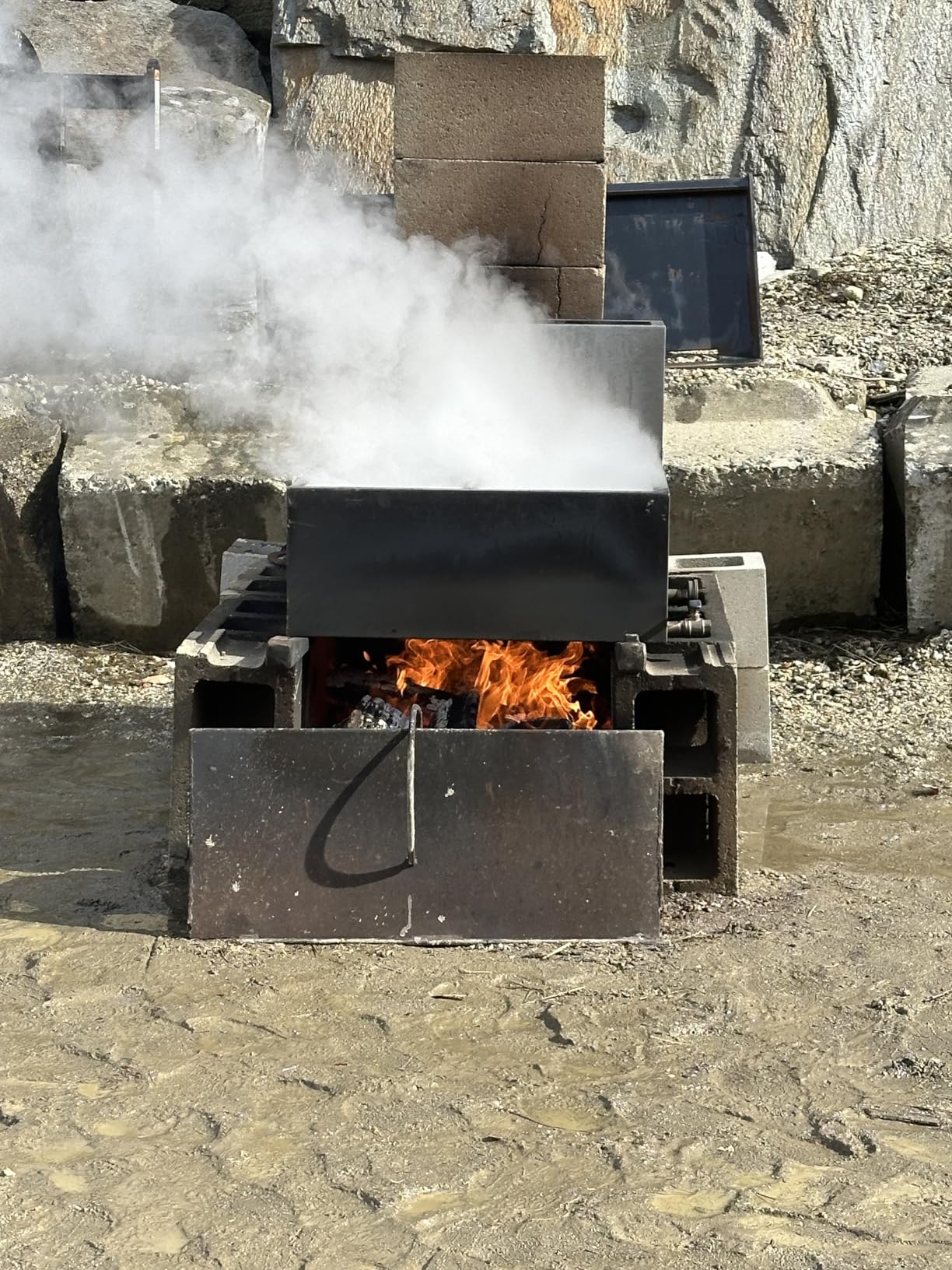 VEVOR Maple Syrup Evaporator Pan, 19.6 Gal, 30 x 16 x 9.5 Inch Maple Syrup,304 Stainless Steel Maple Syrup with Thermometer, 2 Valves and 3 Heating Methods, for Home, Outdoor customer photo 1