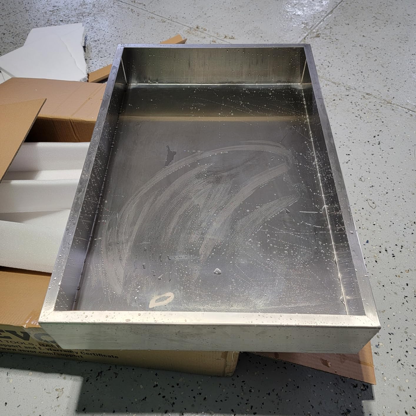 VEVOR Maple Syrup Evaporator Pan, 19.6 Gal, 30 x 16 x 9.5 Inch Maple Syrup,304 Stainless Steel Maple Syrup with Thermometer, 2 Valves and 3 Heating Methods, for Home, Outdoor customer photo 2