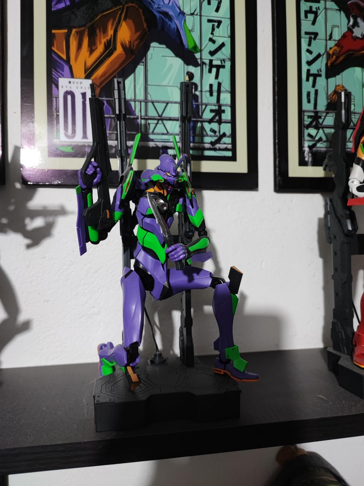 YOLOPARK Evangelion Figure - Evangelion Test TYPE-01 (AMK Series 7.87 Inch Highly Articulated Humanoid Decisive Weapon Neon Genesis Evangelion Unit-01 Model Kit) customer photo 1