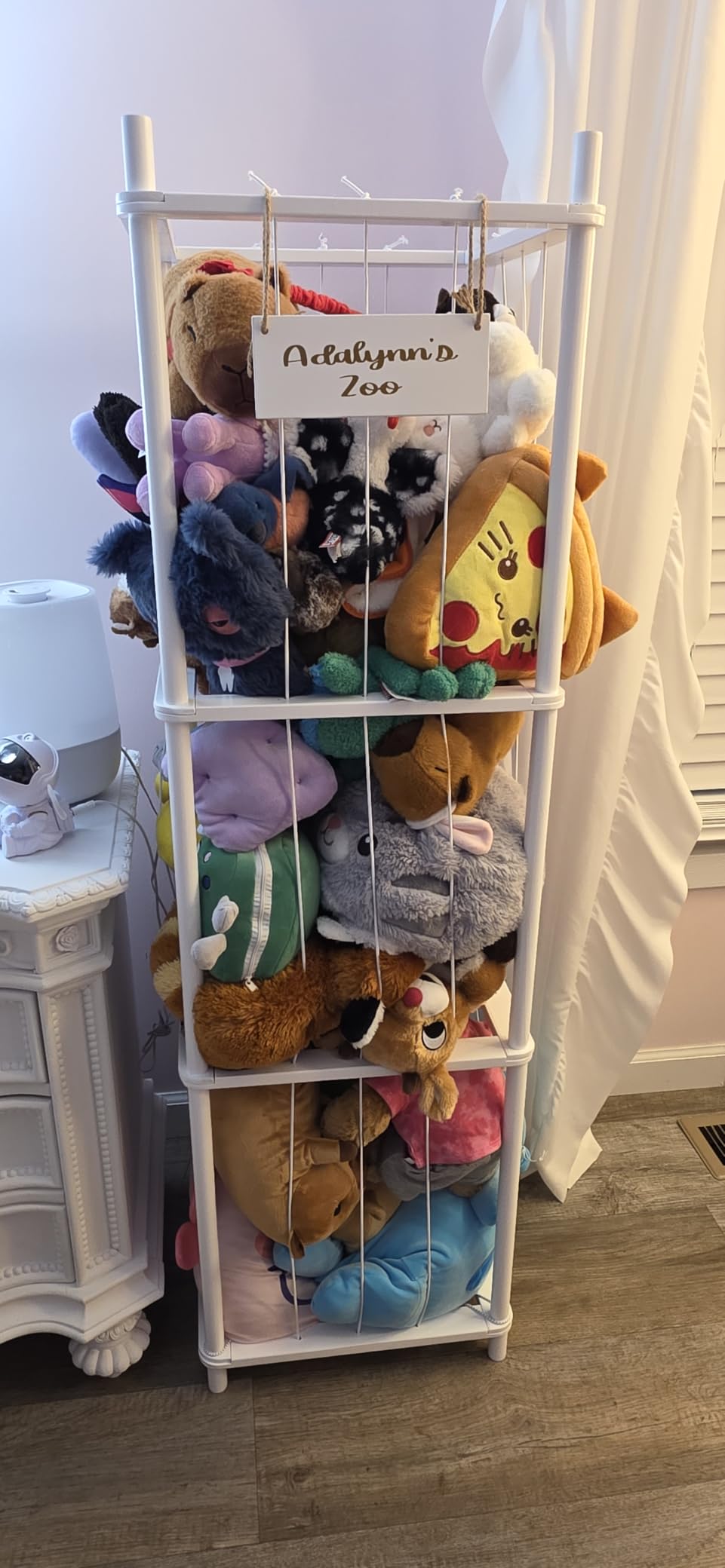 Woodure Stuffed Animal Storage & Organizer, Wooden Cute Zoo Toy Holder for Toddler Rooms, Playrooms & Bedrooms customer photo 2
