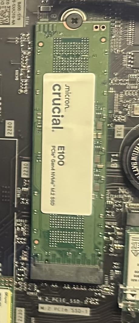 Crucial E100 1TB M.2 NVMe PCIe Gen4 Internal SSD, Up to 5,000MB/s, Laptop & Desktop Compatible - CT1000E100SSD8 customer photo 1