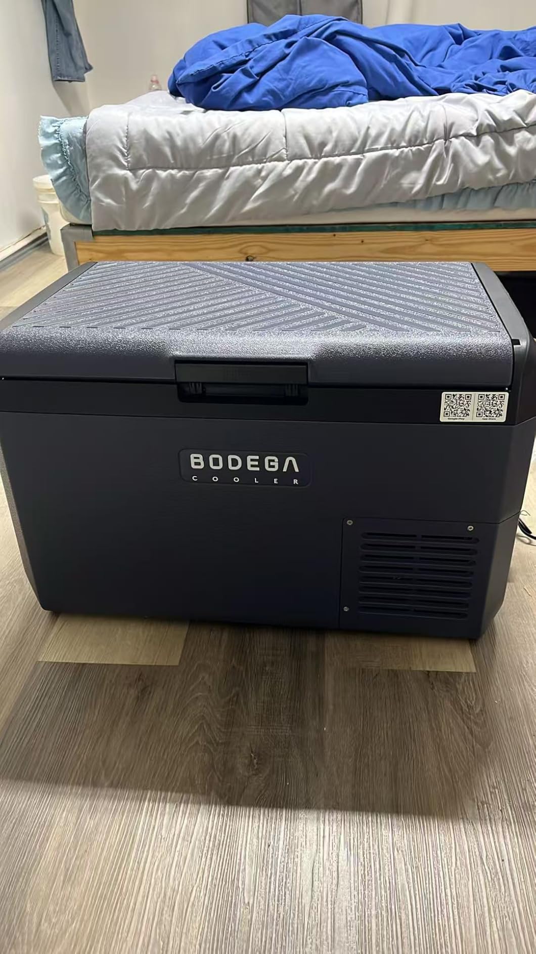 BODEGACOOLER 12 Volt Refrigerator, 100QT(95L) IPX4 Waterproof Electric Cooler, Car Fridge Dual Zone APP Control with 12/24V DC 110-240V AC, -4℉~68℉, Portable Freezer for Camping,Travel,RV,Road Trips customer photo 2