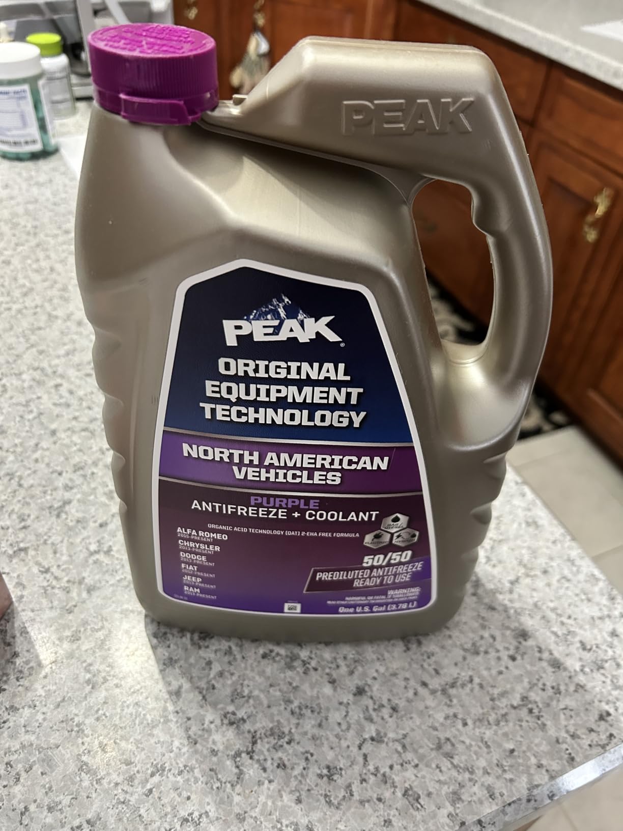 PEAK OET Extended Life Purple 50/50 Prediluted Antifreeze and Coolant for North American Vehicles customer photo 1