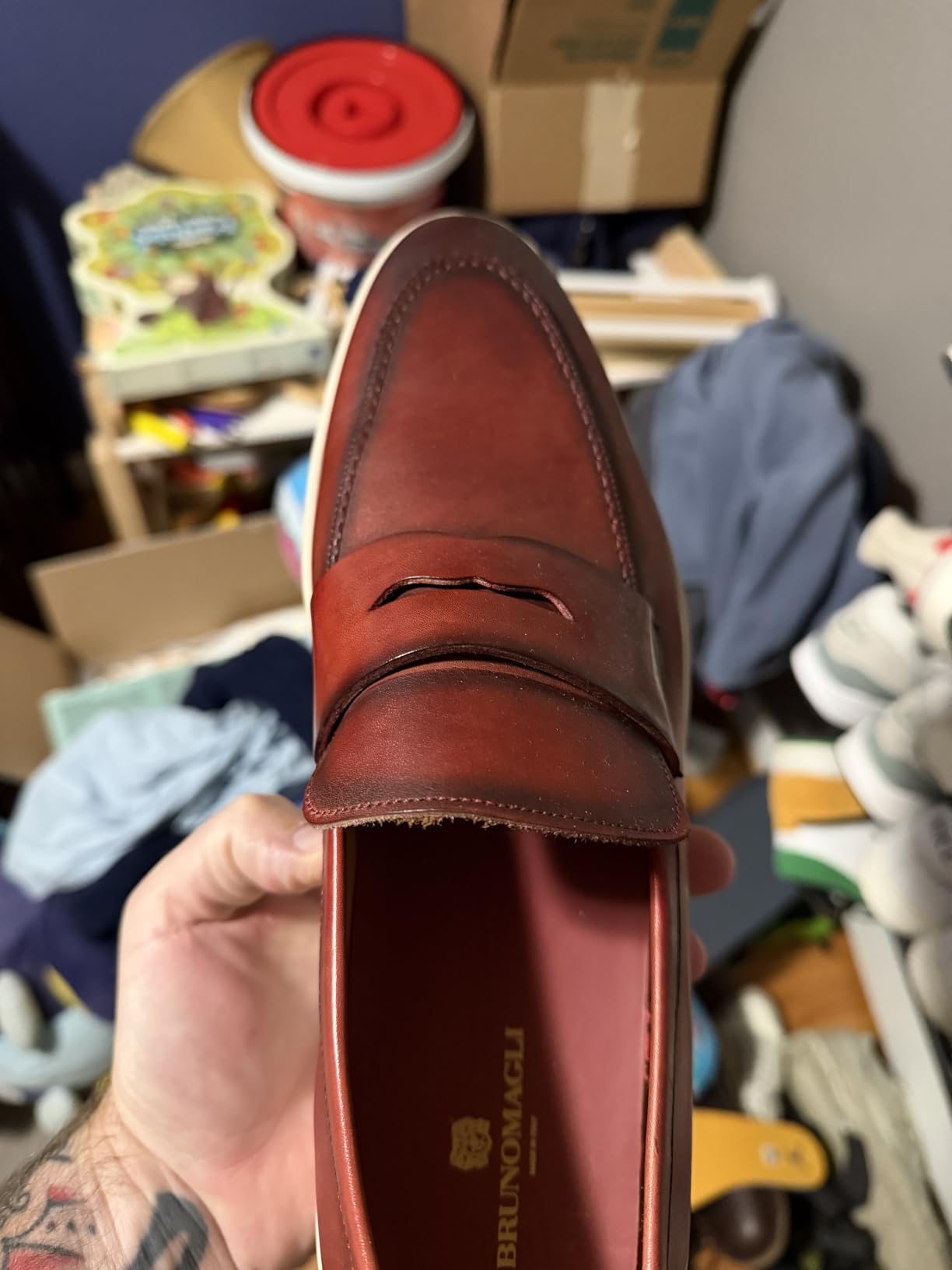 Bruno Magli - Men's Prato Loafer, Italian Leather Shoes with Slip-On Closure customer photo 1