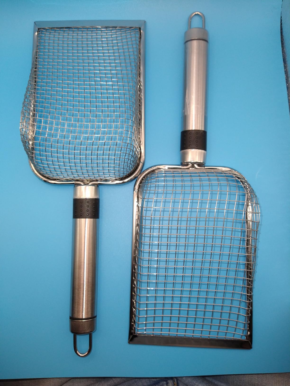 2 Pack Soil Sifter for Gardening, Stainless Steel Handle | Rust-Proof Garden Tool for Landscaping, Soil Prep. 3.8mm/5mm Mesh for Compost, Sand, Dirt, Rock customer photo 1