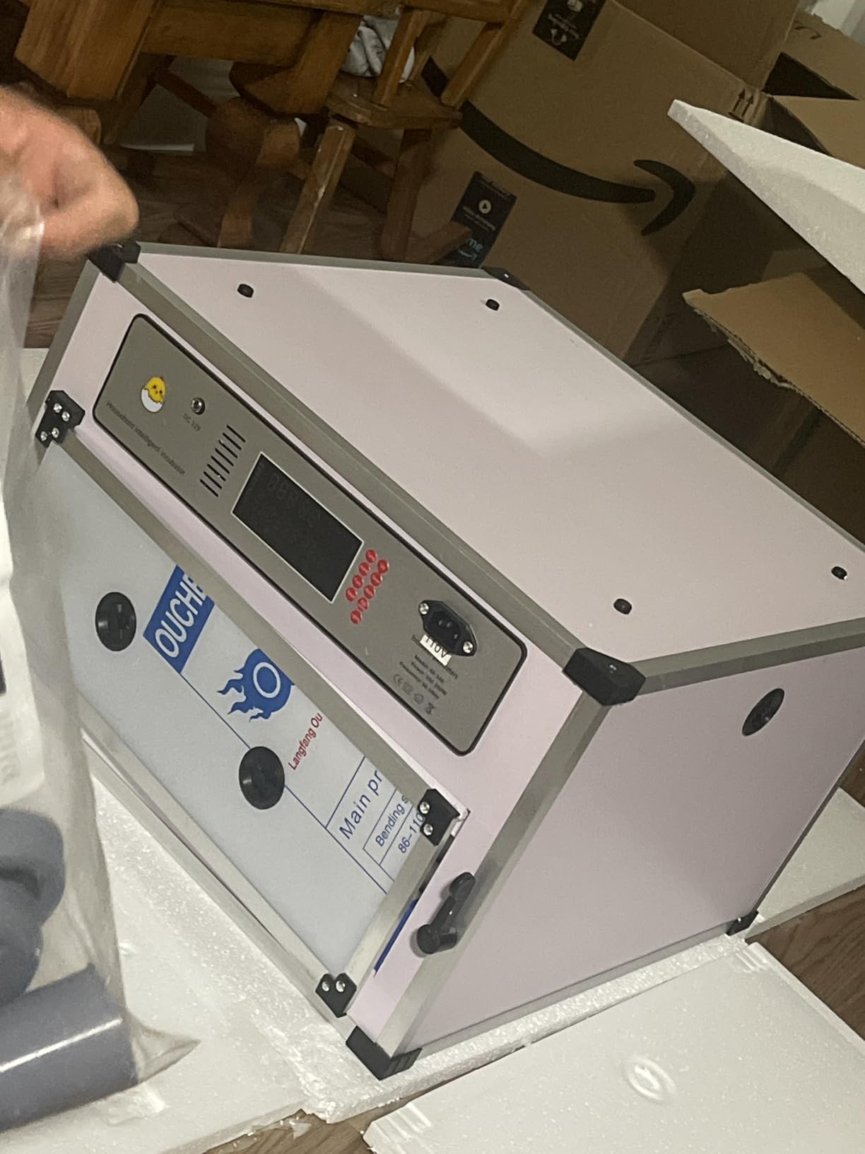 400 Eggs Incubator, Automatic Incubator for Hatching Eggs, with Automatic Egg Turning and Temperature Humidity Control, Poultry Hatching Incubator for Chicken Duck Goose Quail Bird customer photo 2
