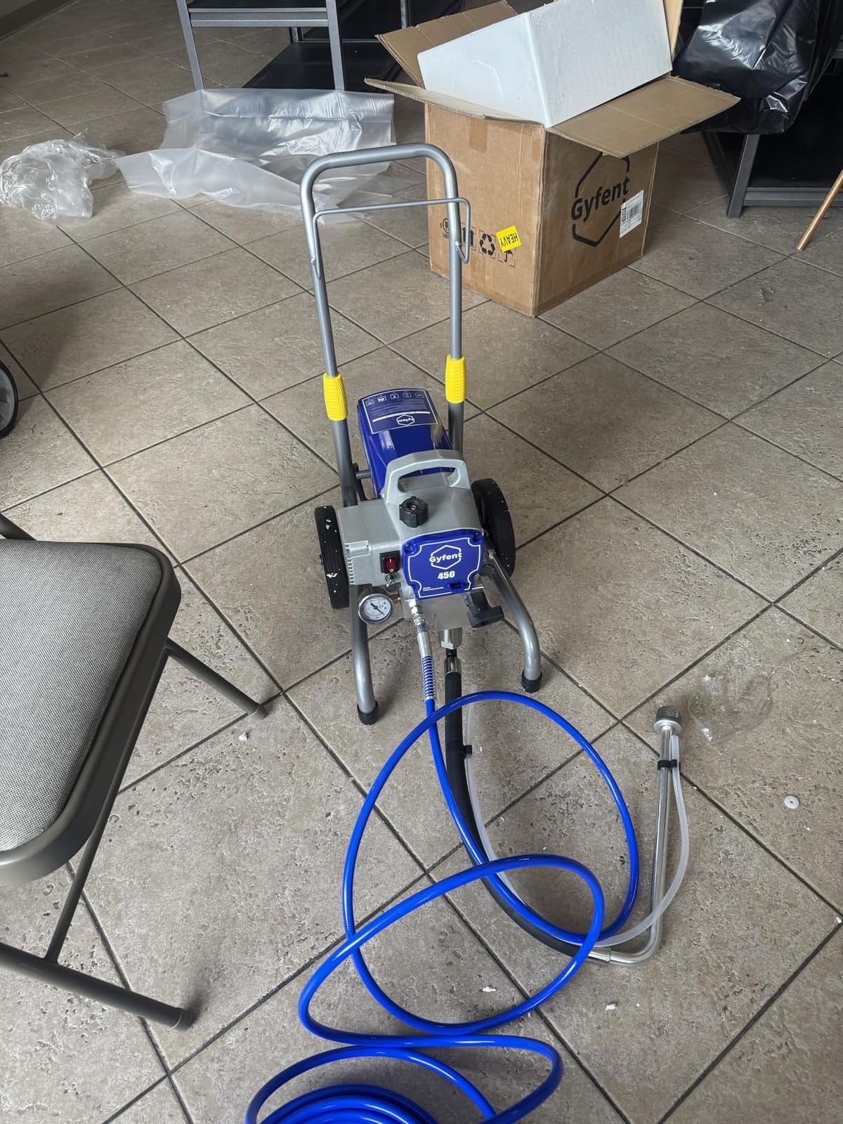 450 Airless Paint Sprayer, 3300 Psi, 0.47 Gpm, 900W | Adjustable Pressure, Up To 55% Less Overspray, For Interior And Exterior Painting, 50 Ft Hose customer photo 1