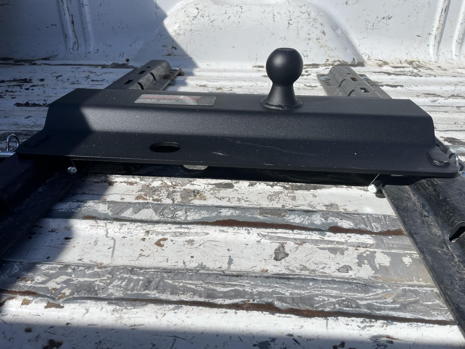 Gooseneck Hitch Plate, 5th Wheel Adapter with 2-5/16