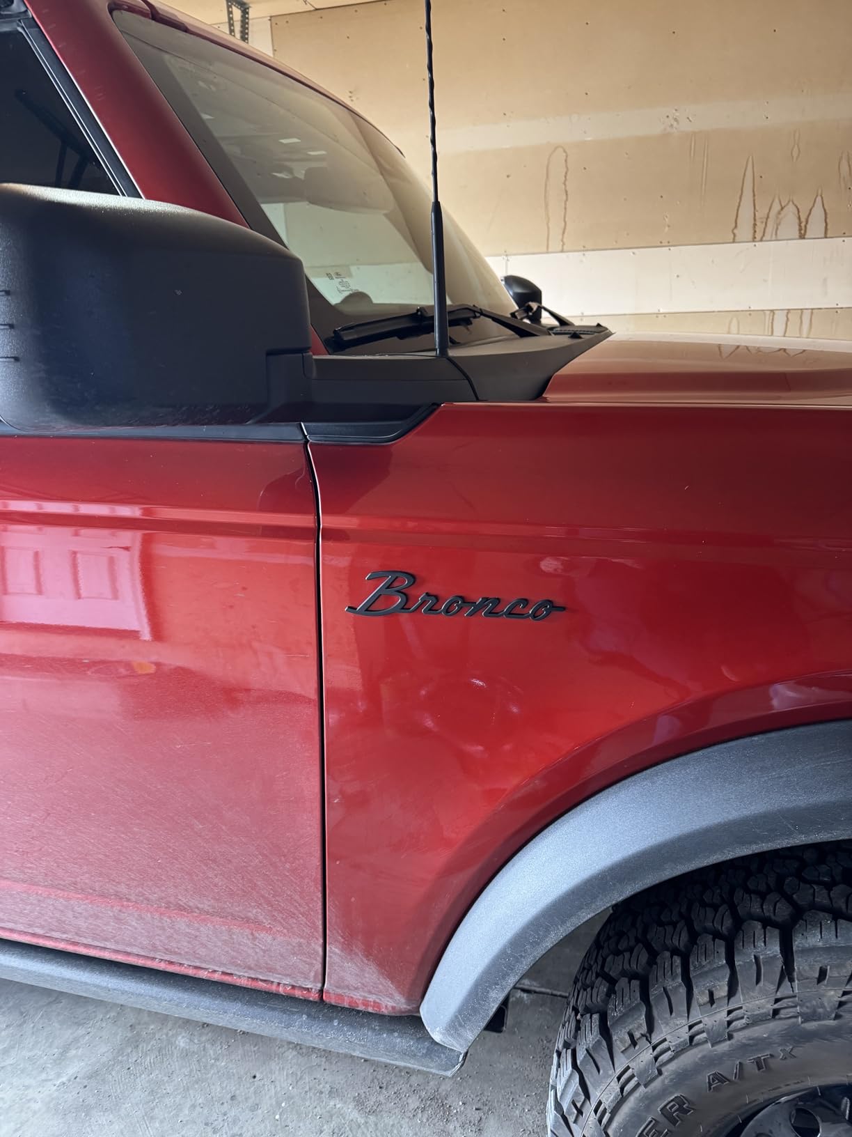 2021-2026 Ford Bronco Classic Matte Black Fender Badge Kit M-1447-BSMB customer photo 1