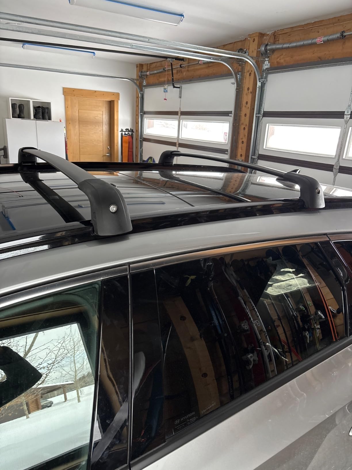 Roof Rack Cross Bars for 21-26 Chevy Tahoe & Suburban & Yukon & Escalade | 2021-2026 Chevrolet Tahoe/Suburban GMC Yukon/Yukon XL, Cadillac Escalade ESV, Lockable 330LBS Roof Rails Crossbars Aluminum customer photo 2