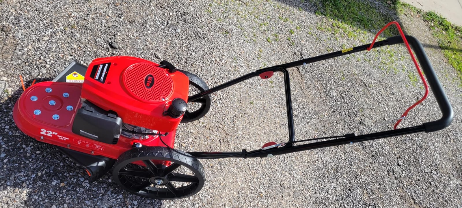 PowerSmart 22-inch 170cc Walk Behind String Trimmer | 4-Cycle OHV Engine, 14