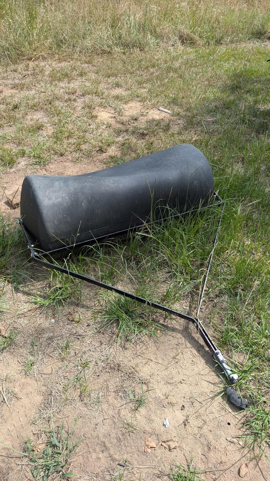 Brinly 42 Gallon 390 lb. Tow-Behind Poly Lawn Roller, 18 by 36