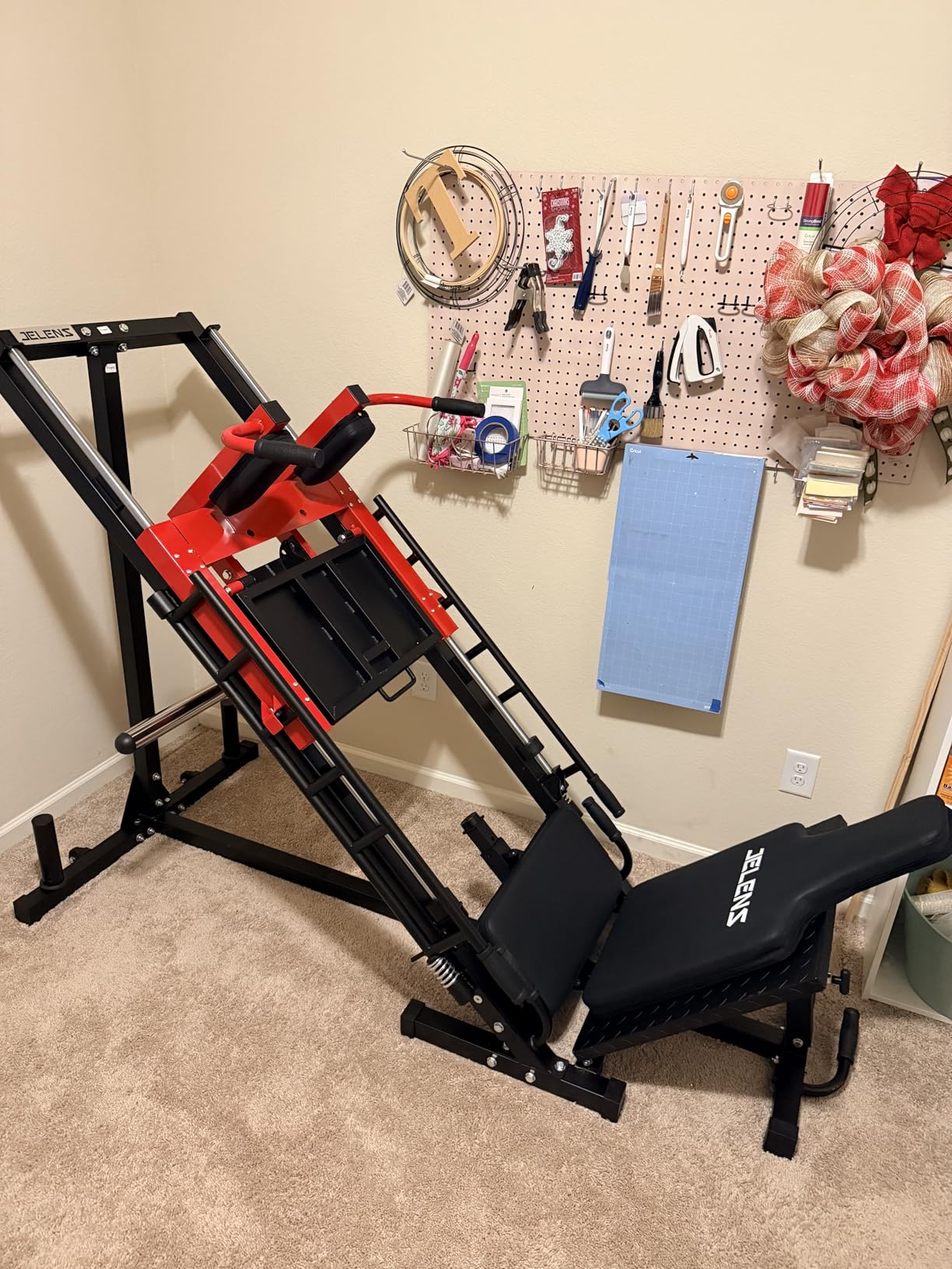 JELENS Leg Press Hack Squat Machine, Leg Machine for Home Gym with Linear Bearing, L11 Professional Adjustable Leg Exercise Machine, Lower Body Workout customer photo 2