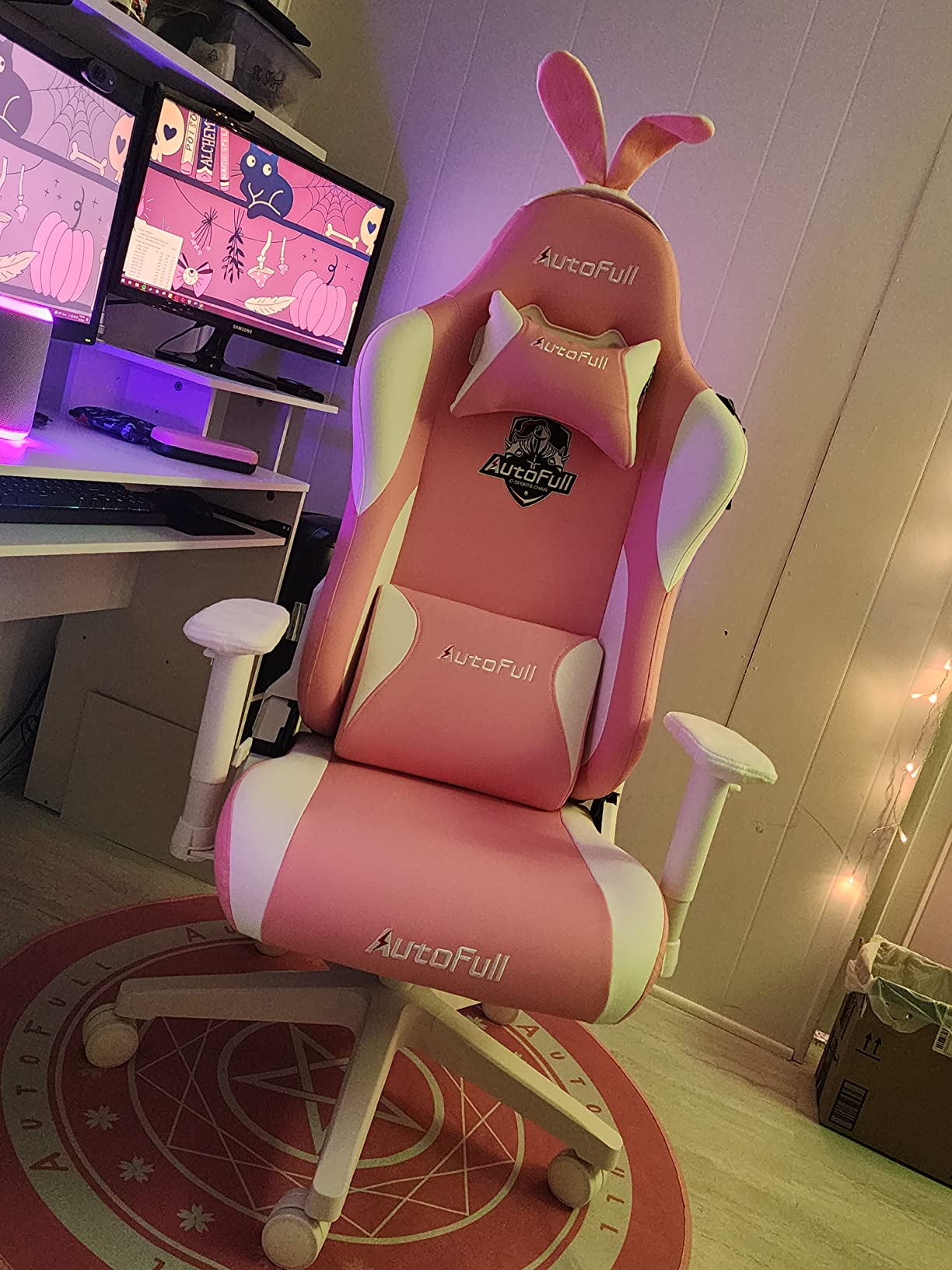 AutoFull G7 Gaming Chair - 3-Zone Lumbar, 22-Point Adjustment, Breathable Mesh, Custom Backplate, 720° Armrests, BIFMA Certified Ergonomic, 140° Recline, IGR Certified, Niko Endorsed - Black customer photo 1