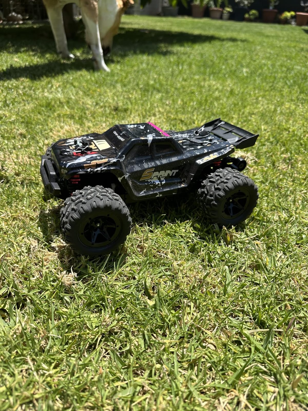 DEERC 9309E RC Cars for Adults 40KPH, All Terrain Fast Remote Control Car | 1/16 Remote Control Monster Truck, 2.4Ghz 4WD Waterproof Electric High Speed Car, Monster Truck W/2 Batteries for Boys & Kids customer photo 1