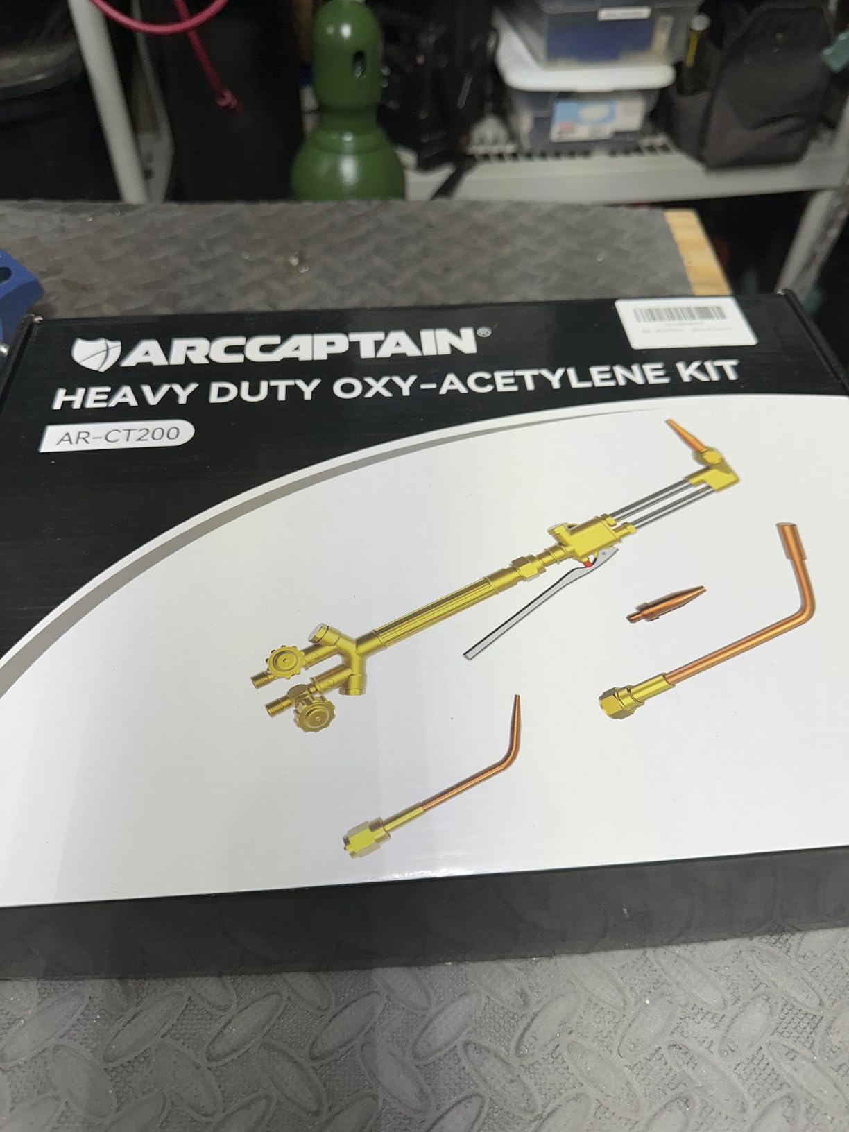ARCCAPTAIN Oxy Acetylene Cutting Torch, Heavy Duty Cutting Torch Kit, CA2460 Cutting Attachment Weldig Torch with Check Valve, Cutting Tip 1-101 and 8-MFA Heating Nozzle customer photo 1