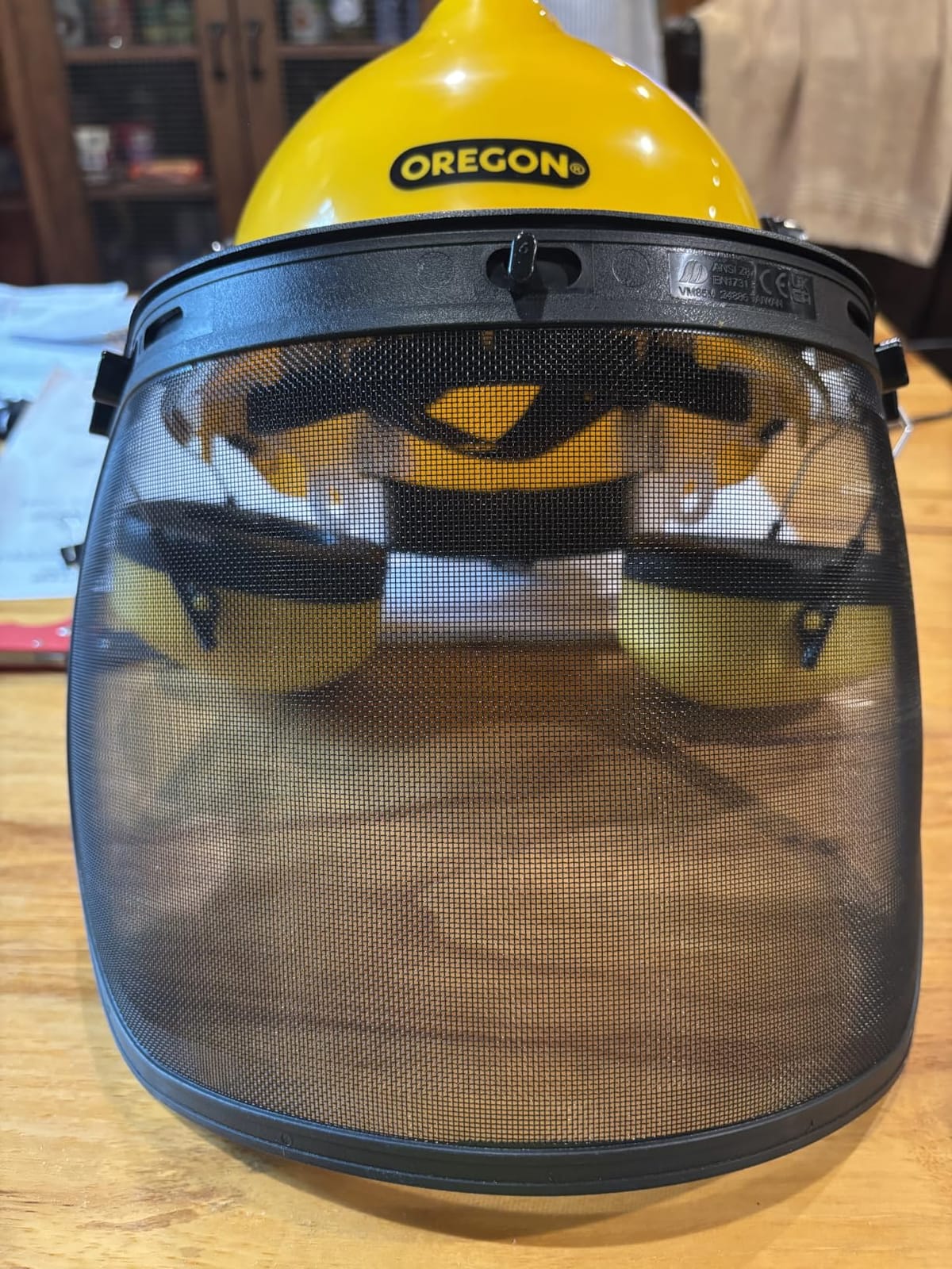 Oregon Chainsaw Safety Protective Helmet with Visor Combo Set, Yellow customer photo 1