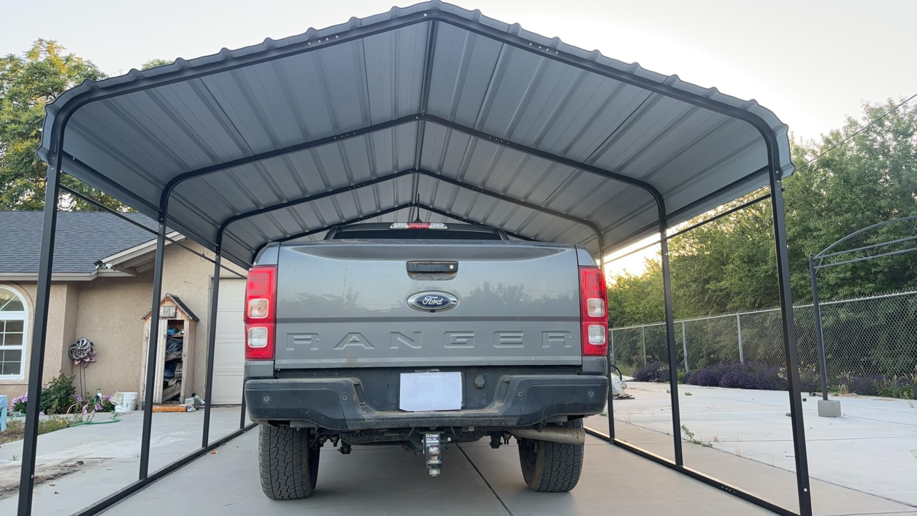 Sophia & William RV Carport 14x25ft, Car Canopy Metal Heavy Duty Shelter | Portable Garages Kit RVs Cars Sheds Tent Galvanized Steel Frame All Weather customer photo 2