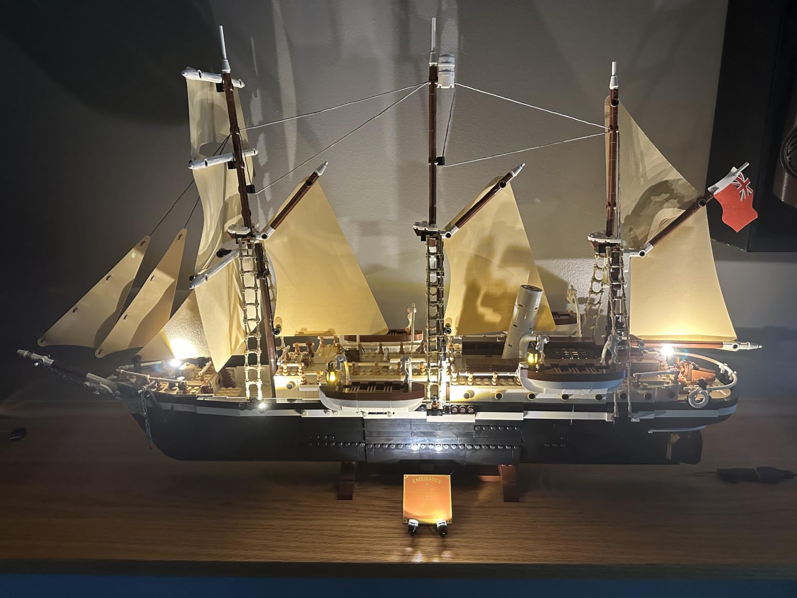 Light My Bricks LED Lighting Kit Compatible with Lego Endurance Ship 10335 | Premium Light Kit for The Endurance | Realistic Flickering Effects for Adult Legos Display (Set Not Included) customer photo 1
