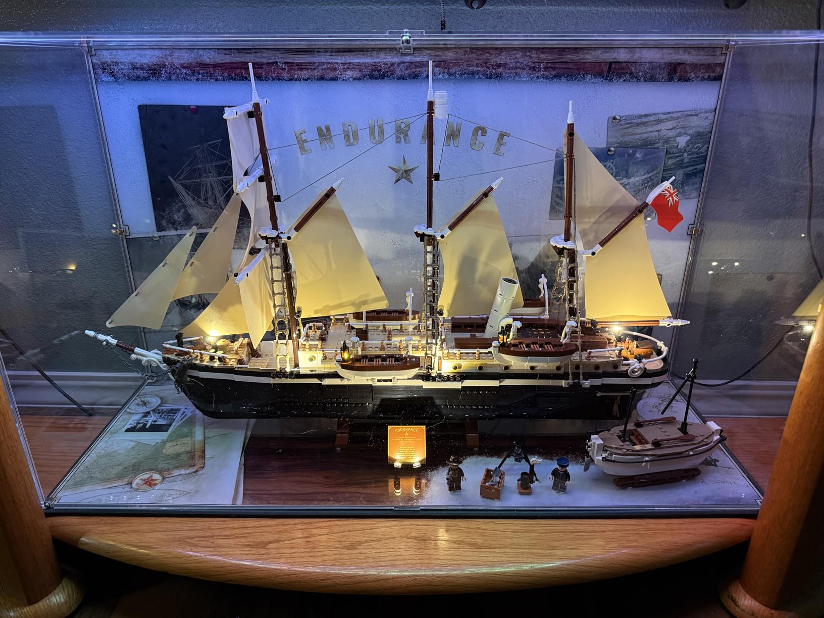 Light My Bricks LED Lighting Kit Compatible with Lego Endurance Ship 10335 | Premium Light Kit for The Endurance | Realistic Flickering Effects for Adult Legos Display (Set Not Included) customer photo 2