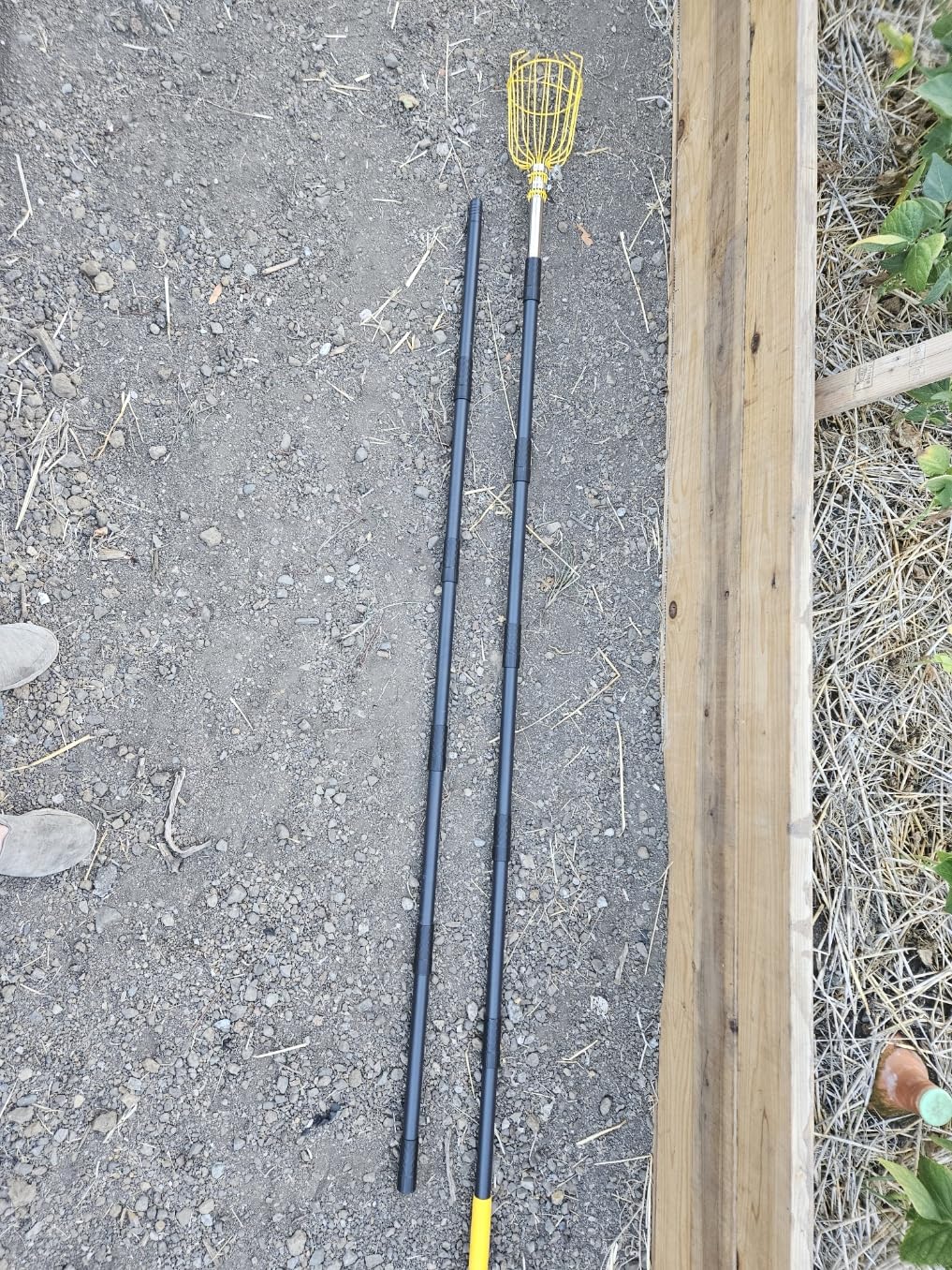 13.5FT Fruit Picker with Basket, Apple Picking Tool 35-161