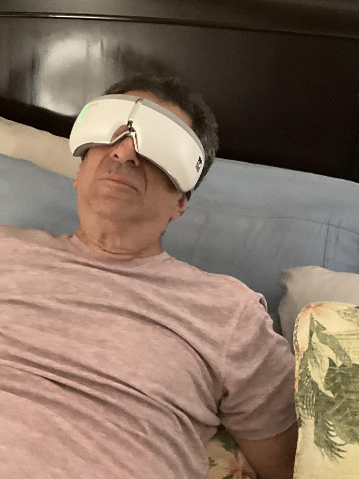 MIKO Gaze Eye Massager with Heat and Air Compression | 4 massage modes, Bluetooth music & up to 120-minute cordless use; helps relieve eye strain, headaches and tension customer photo 2
