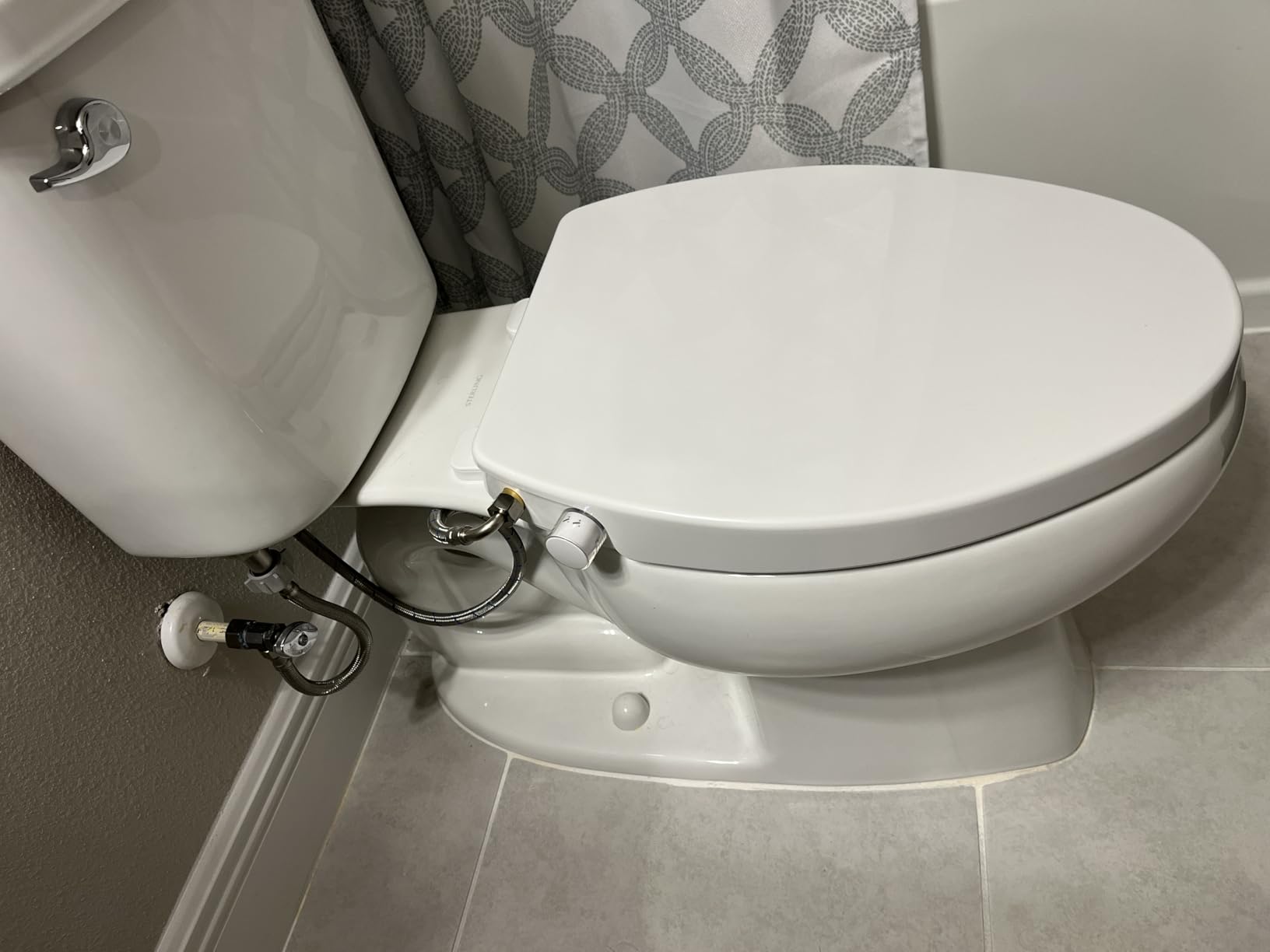Bidet Toilet Seat, Non-Electric Quiet-Close, Fit Elongated Toilet Seat, Adjustable Water Pressure and Self-Cleaning Dual Nozzles customer photo 2