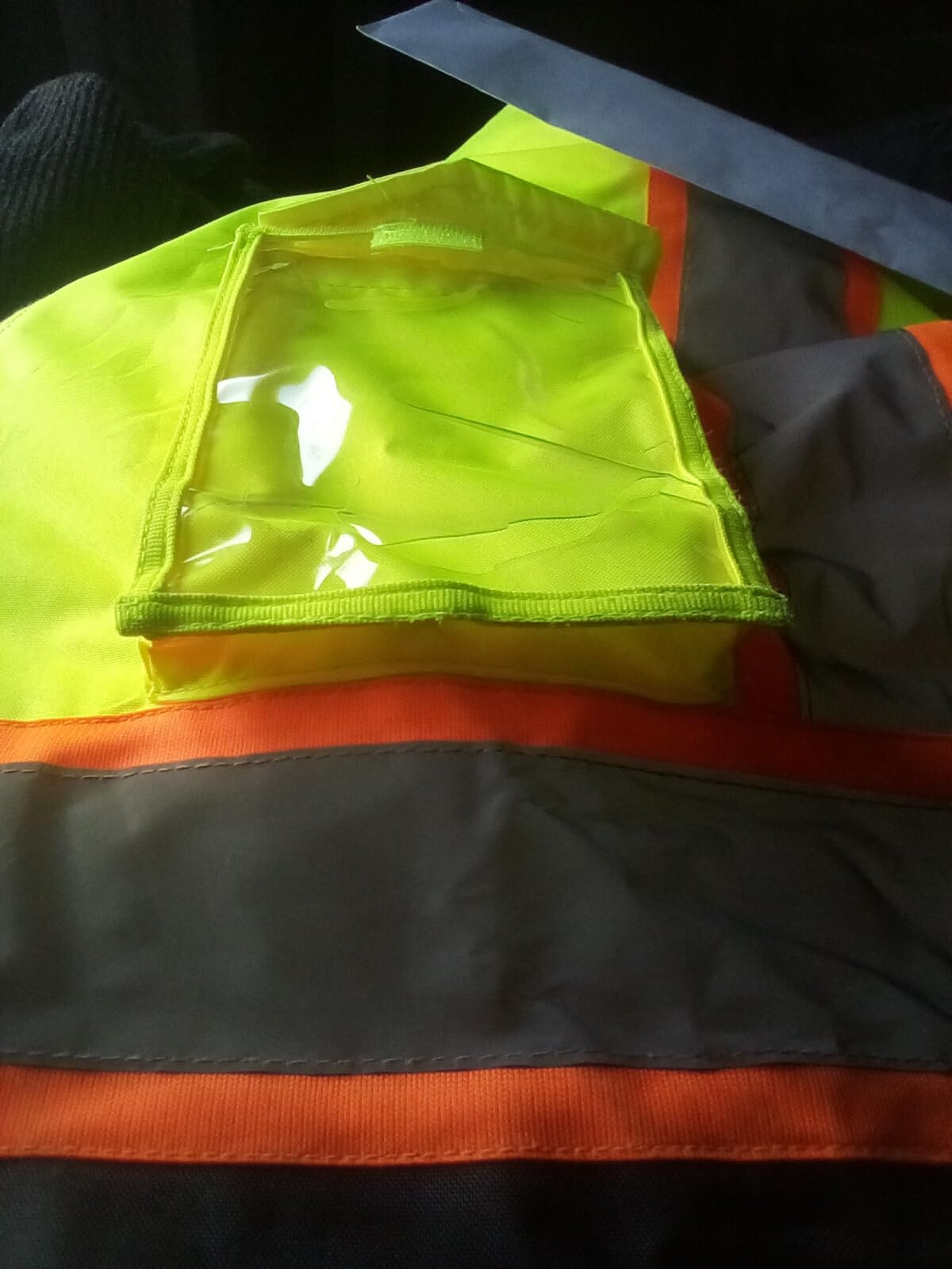 SKSAFETY High Visibility Reflective Jackets for Men, Waterproof Class 3 Safety Jacket customer photo 1