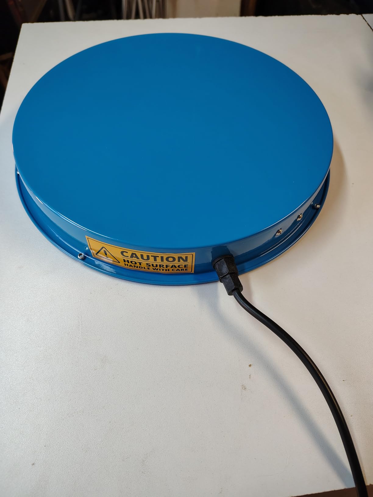 Lil'Clucker Heated Base for Chicken Waterer - Automatic Metal Freeze Proof Heated Chicken Waterer with Heater & LED customer photo 2