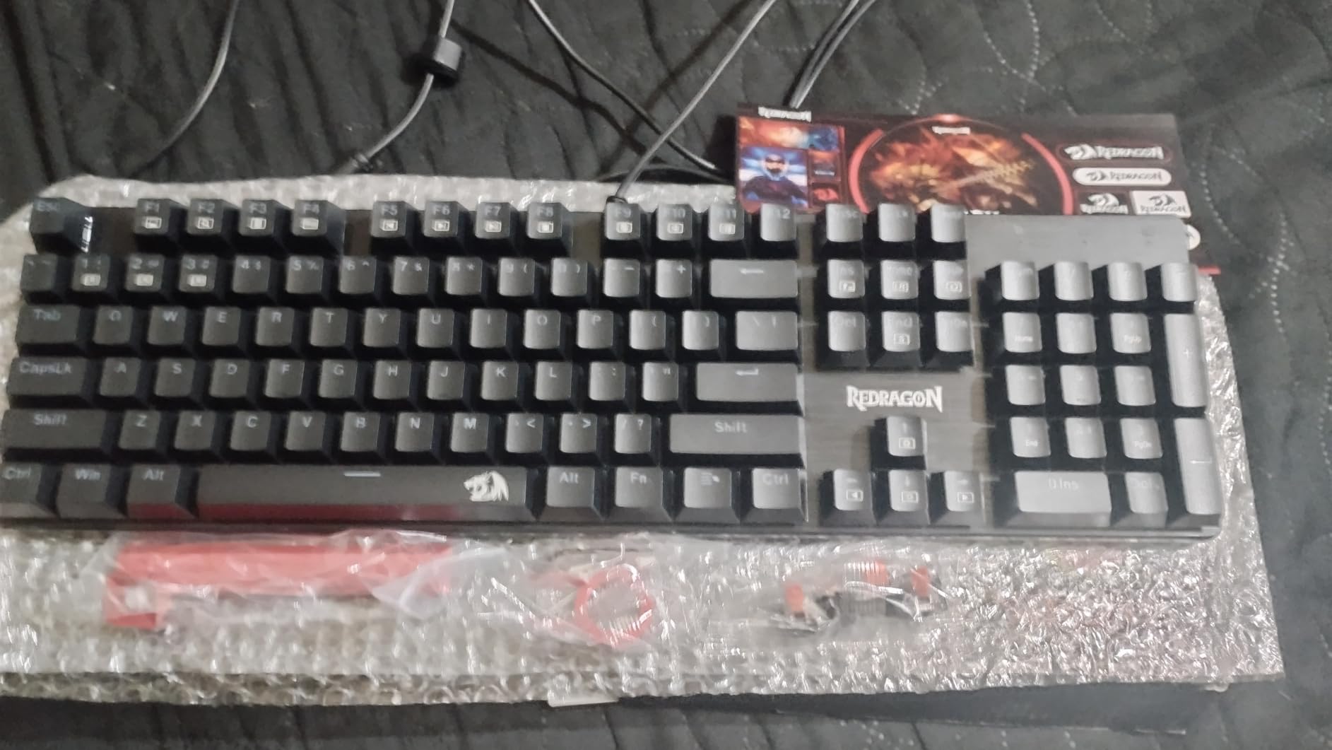Redragon K671KS Wireless Mechanical Gaming Keyboard, Tri Mode BT/2.4G/USB-C Hot Swappable Custom Keyboard, RGB Backlit Computer Gaming Keyboards, PBT Keycaps, Programmable for PC/Tablet/MAC customer photo 1