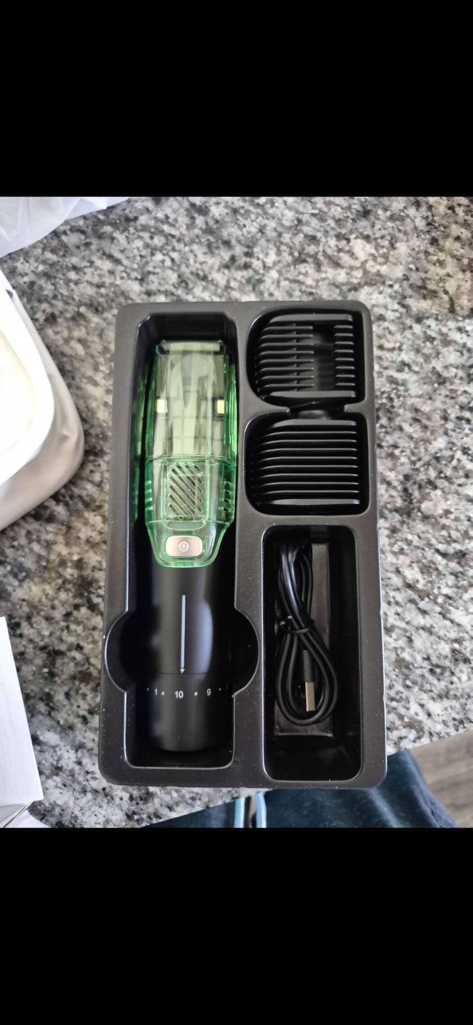 NONK Vacuum Beard Trimmer and Hair Clipper for Men, Electric Shaver | Vacuum Hair Clippers with Suction, Magnetic Hair Chamber, IPX6 Waterproof Wet/Dry, Travel Lock Grooming Kit customer photo 2
