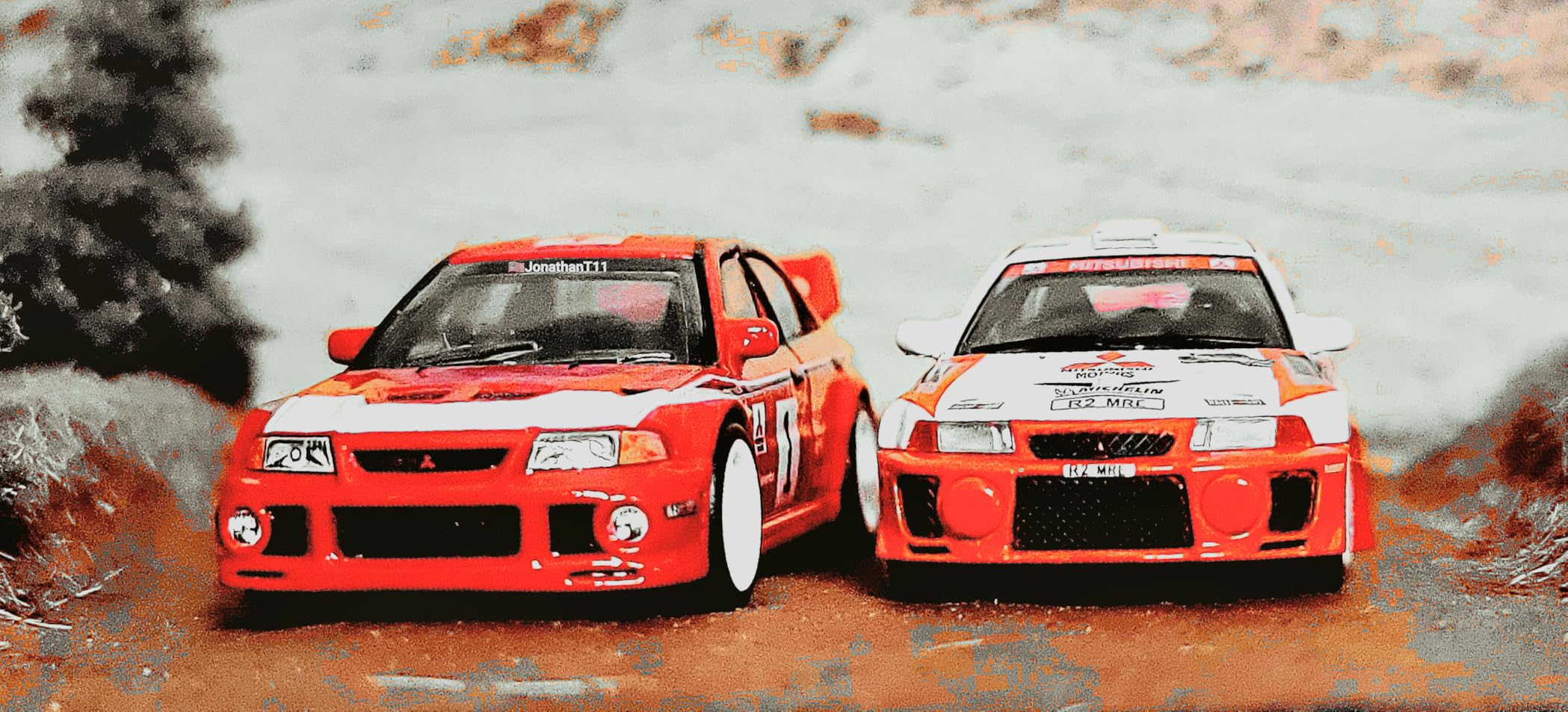 Hot Wheels Car Culture Premium Mitsubishi Lancer Evolution VI, Thrill Climbers, 1:64 Scale Die-Cast with Real Riders Tires & Metal/Metal Body & Chassis customer photo 1