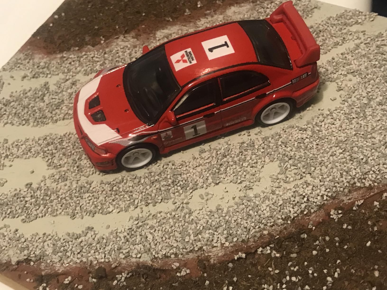 Hot Wheels Car Culture Premium Mitsubishi Lancer Evolution VI, Thrill Climbers, 1:64 Scale Die-Cast with Real Riders Tires & Metal/Metal Body & Chassis customer photo 2