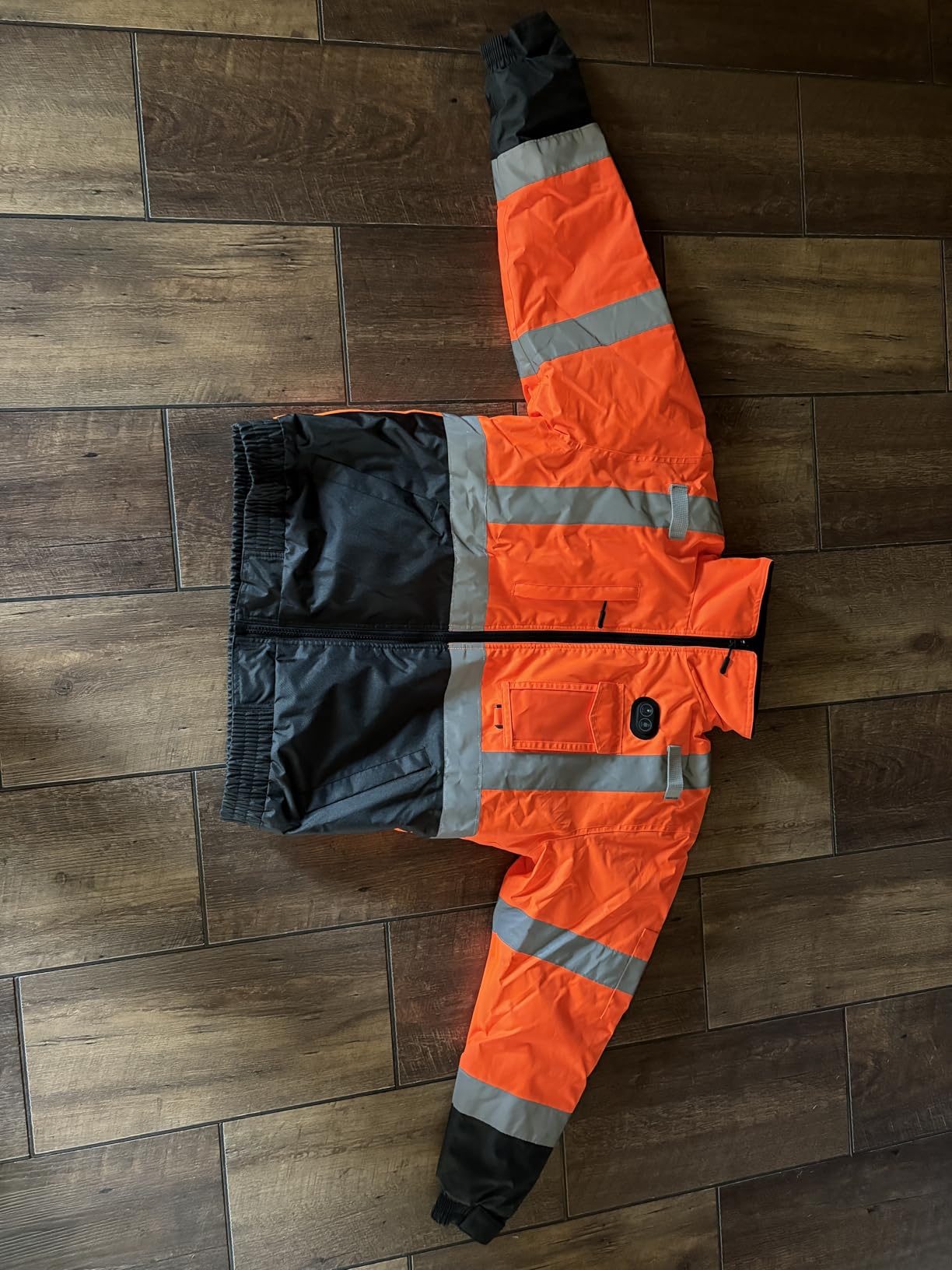Heated Safety Jacket for Men, ANSI Class 3 Work Coat with Battery customer photo 1