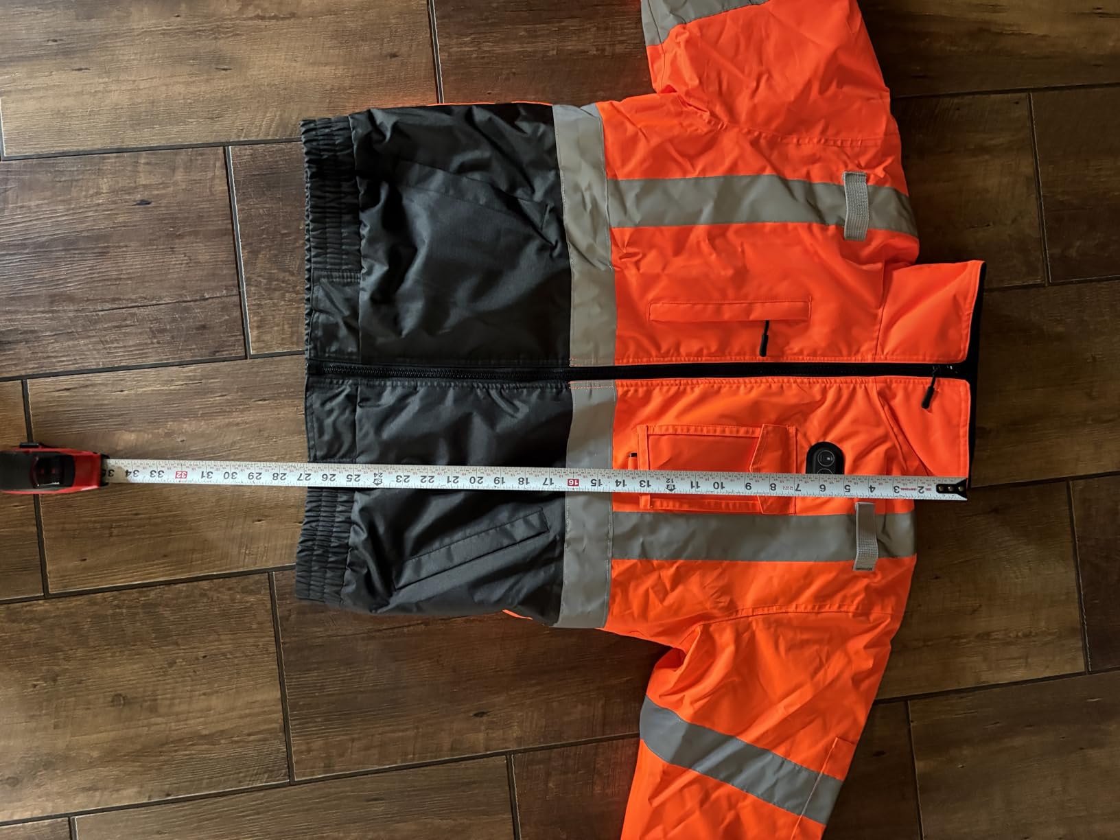 Heated Safety Jacket for Men, ANSI Class 3 Work Coat with Battery customer photo 2