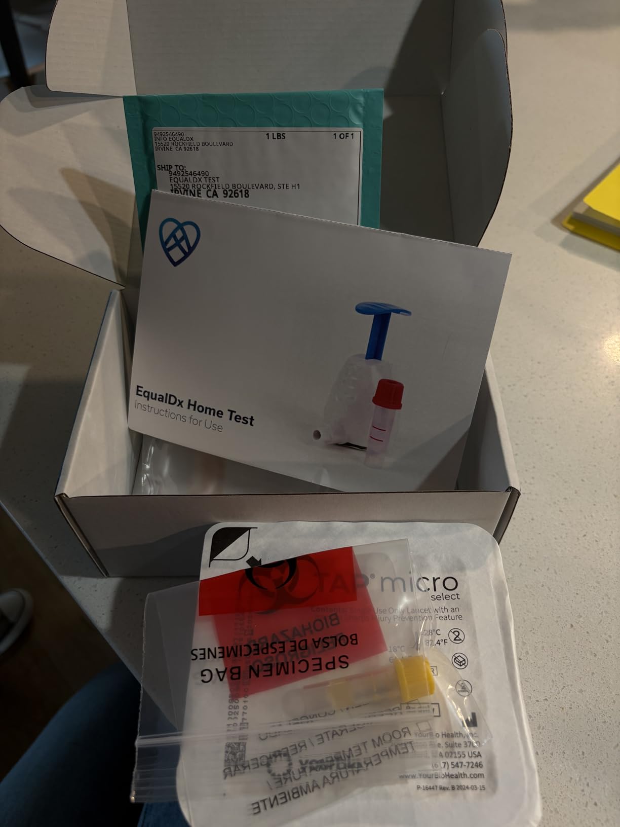 4-in-1 Stress, Sleep & Thyroid Test - Cortisol Test Kit at Home with DHEA-S, TSH, Cortisol/DHEA Ratio | Adrenal & Thyroid Hormone Panel | Clinical-Grade Accuracy | Painless Collection customer photo 1