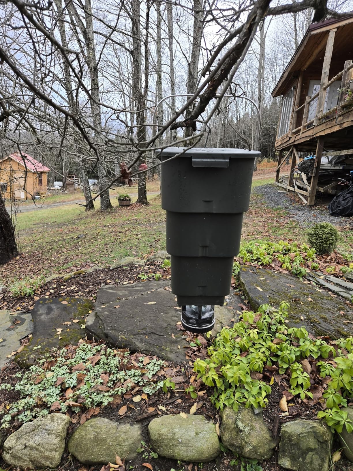 5 Gallon Hanging Deer Feeder with Programmable Digital Timer (4 Feed Times) | Automatic Game Feeder, Easy Installation, Batteries Not Included customer photo 2