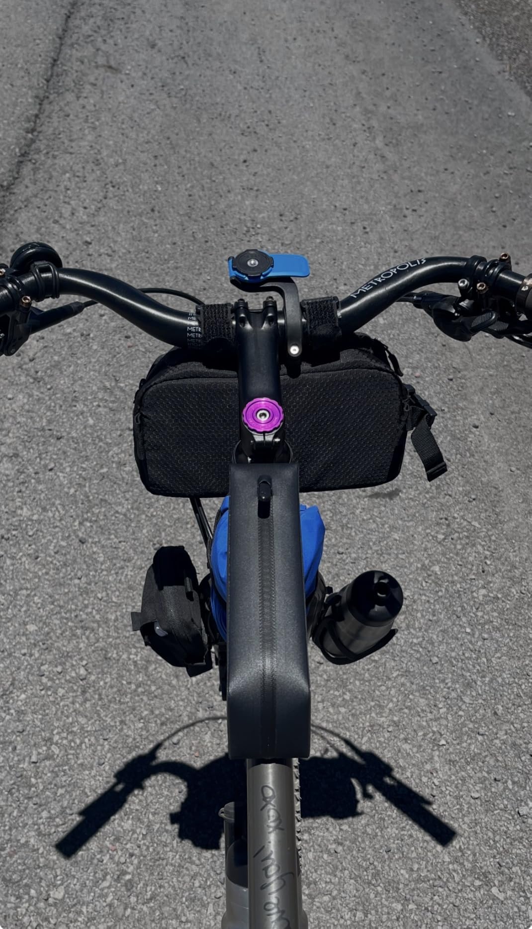 Quad Lock Out Front Handlebar Bicycle Phone Mount (V3) for iPhone, Galaxy, Pixel and Universal Adapters customer photo 1