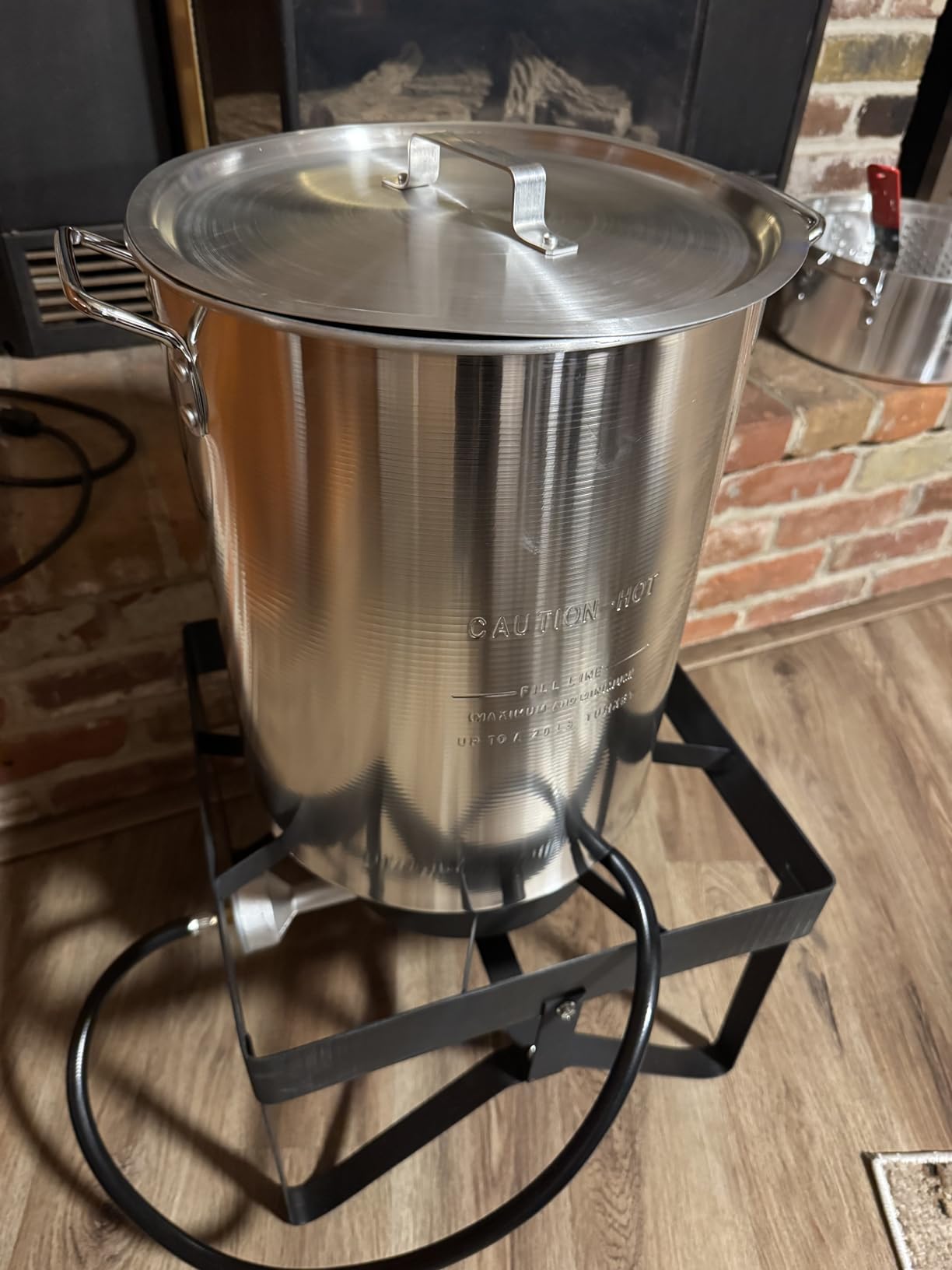 GasOne Large Turkey Fryer Set with Propane Burner - 30QT & 10QT Pots, Complete Set Outdoor Cooker for Turkey, Chicken, Crawfish, Crab, Shrimp customer photo 2