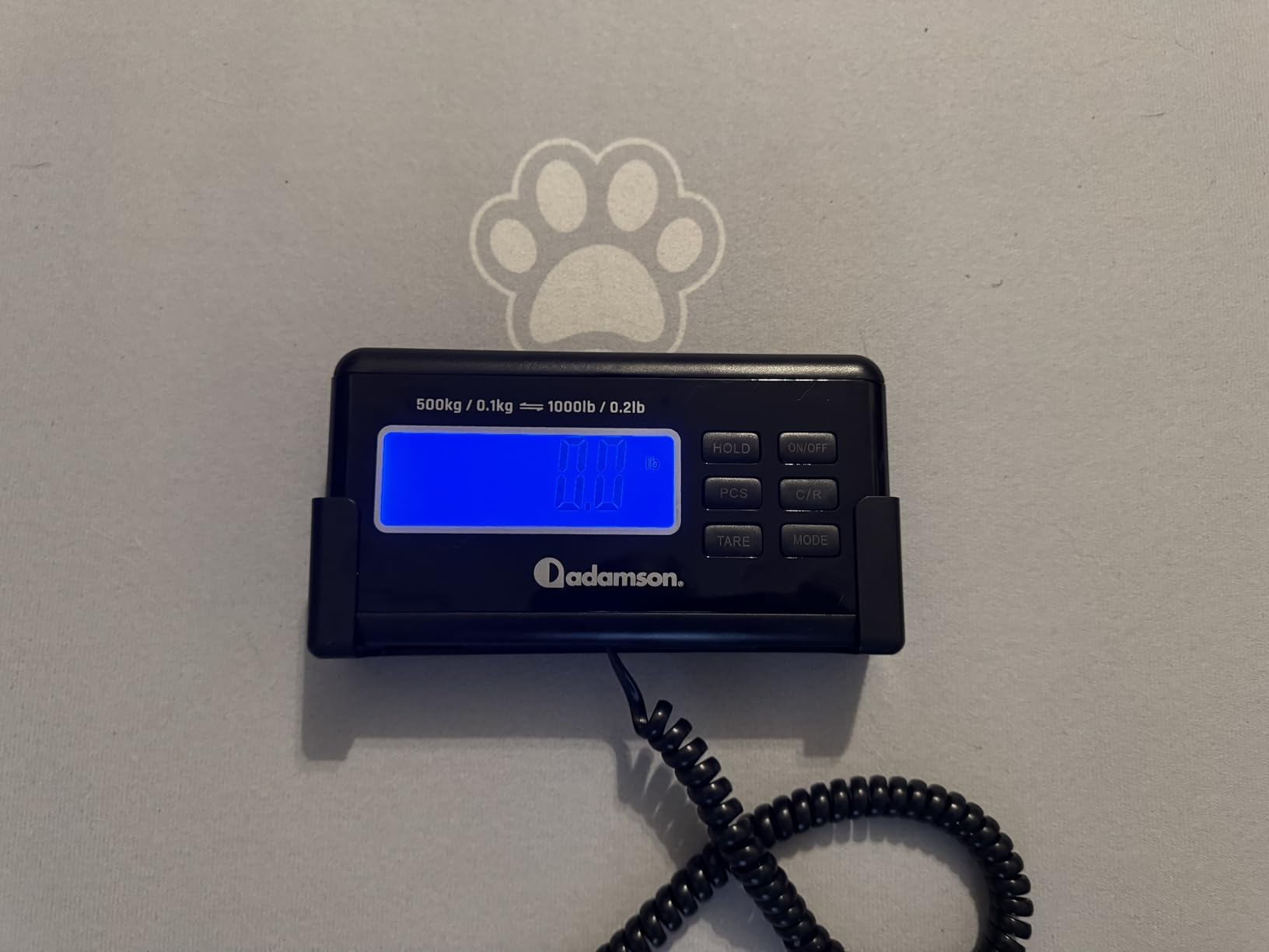 Adamson Livestock Scale 1100 lb / 500 kg - Heavy Duty Digital Dog Scales for Large Breed, for Sheep, Pigs, Goats - Tare, Hold & PCS - Battery or AC Powered (Batteries & Power Adapter Included) customer photo 2