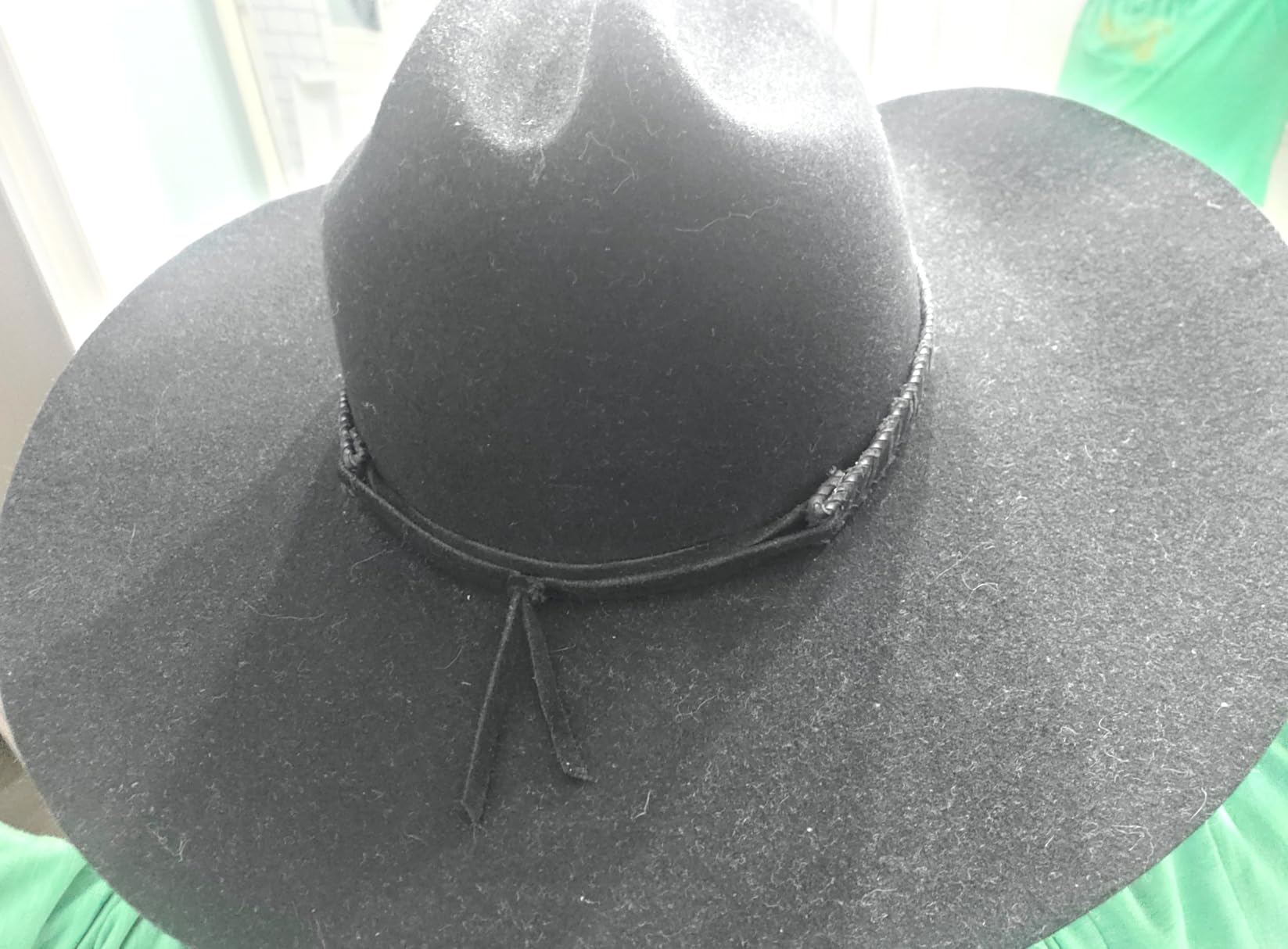 The Ridge - 100% Australian Wool Cowboy Hat with Cattleman Crown, Flicked Brim customer photo 1