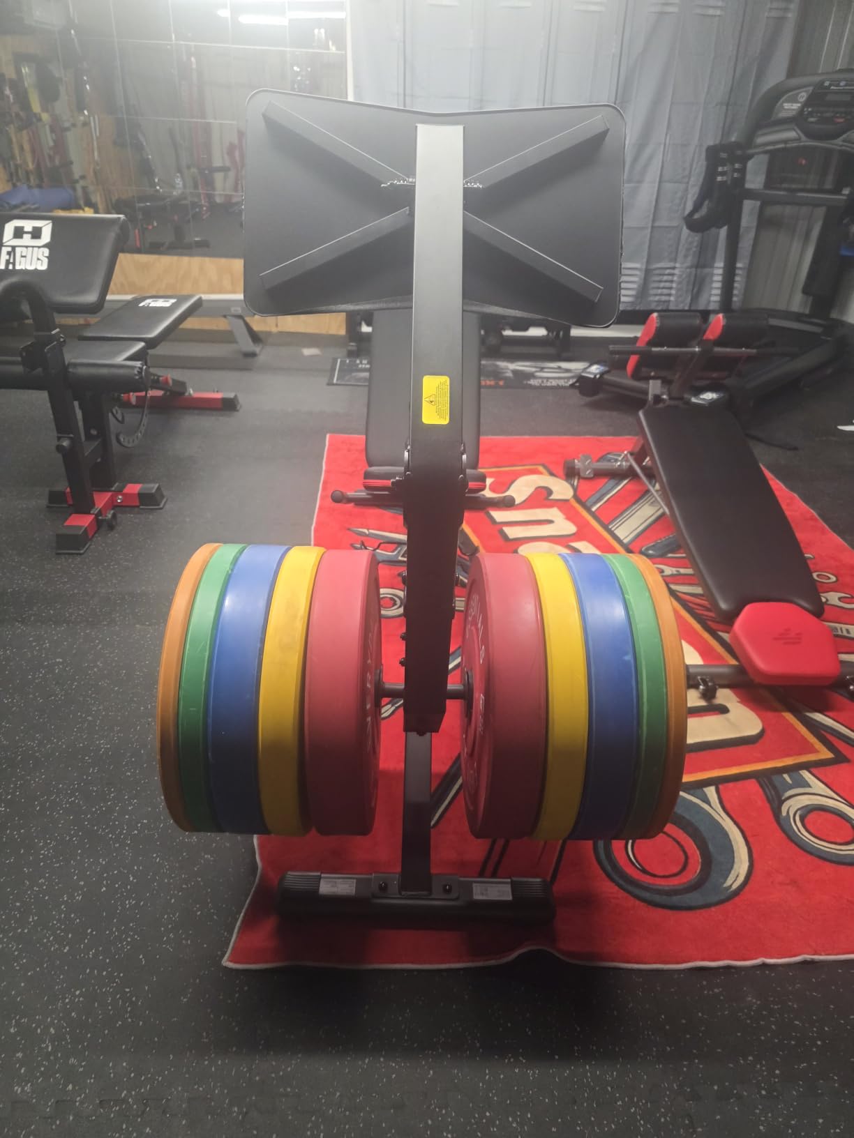PASYOU Adjustable Weight Bench Leg Press Machine for Home Gym | Foot Plate Weight Bench with Leg Press, Compact Fitness Bench for Glutes, Quads, Compatible with 1'' and 2'' Weight Plates customer photo 2