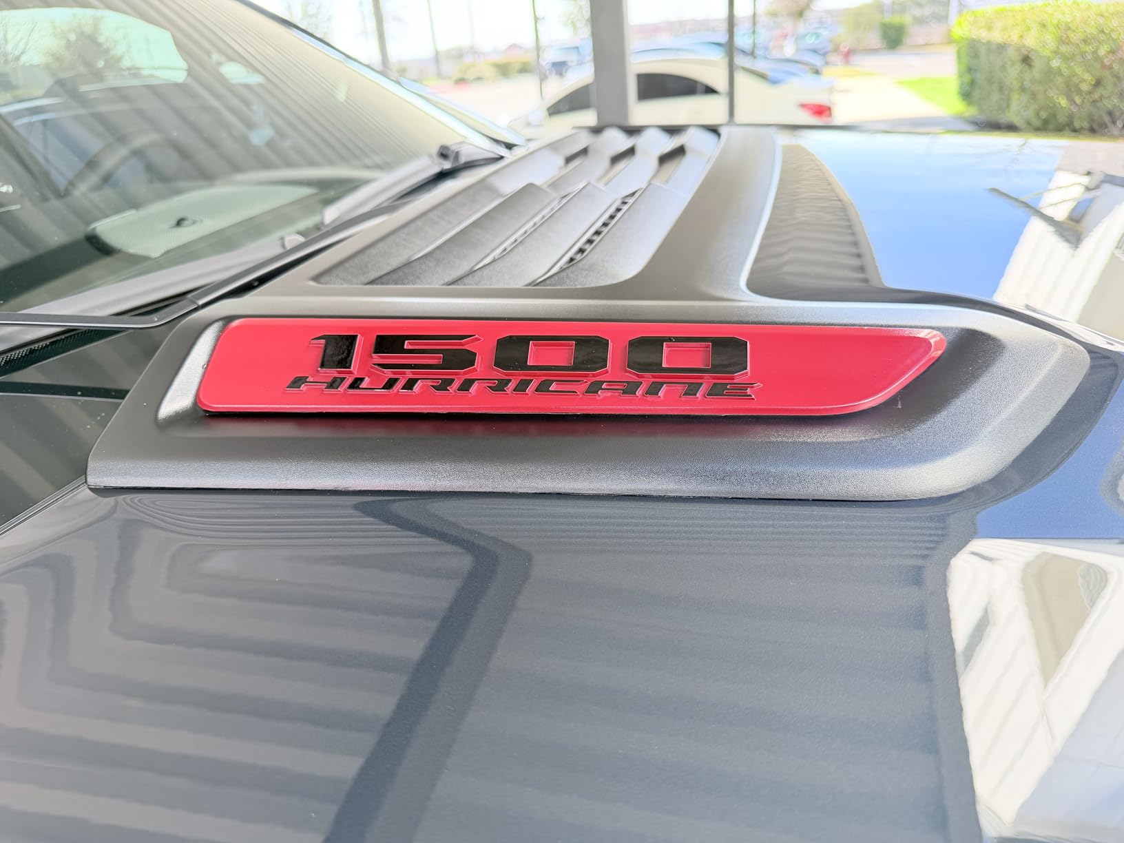 1500 Hurricane Hood Emblem Overlay Stickers - 2026 Ram 1500 | Sport Performance Hood Only (Carbon Fiber) customer photo 2