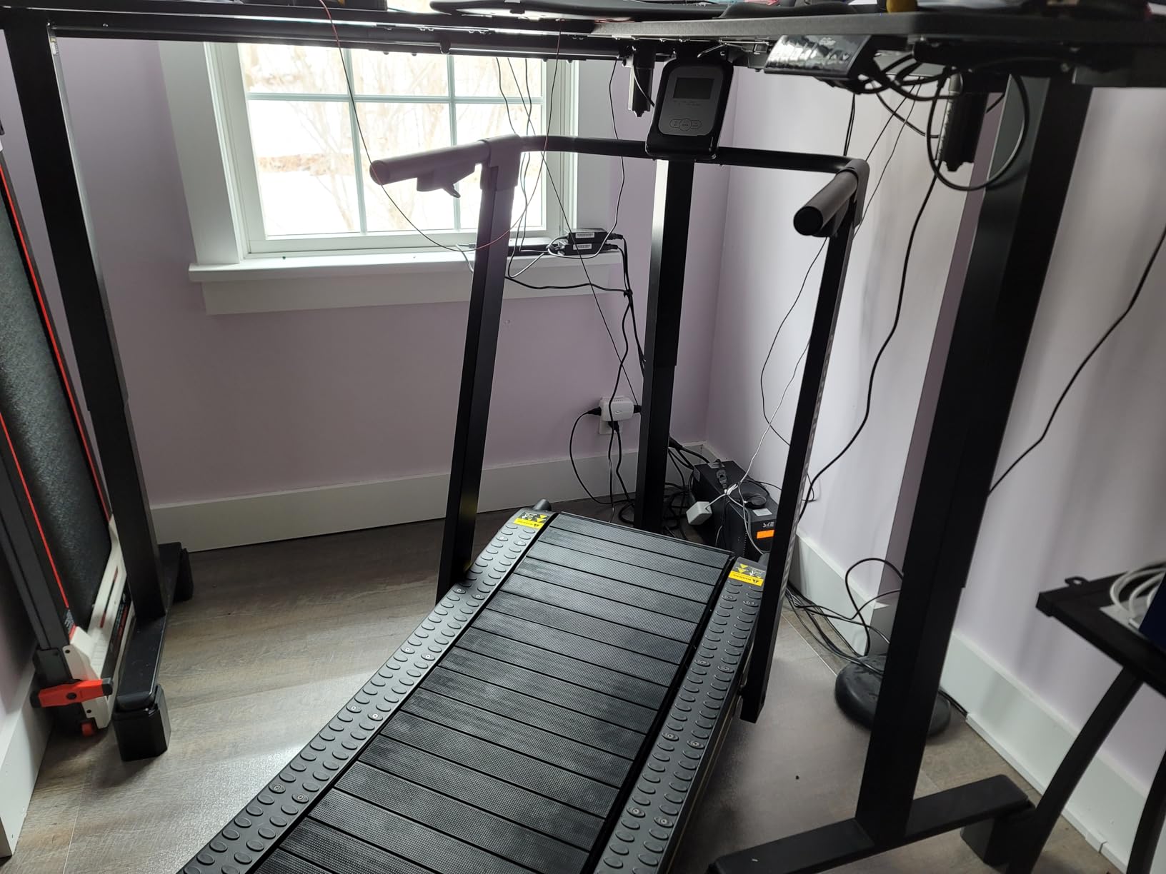 Curved Treadmill, Non-Electric and Foldable for Home Running 350LBS | Manual Self-Propelled Curved Treadmill with LED Display, Non-Slip Rubber Track, No Assembly Required and Space-Saving customer photo 1